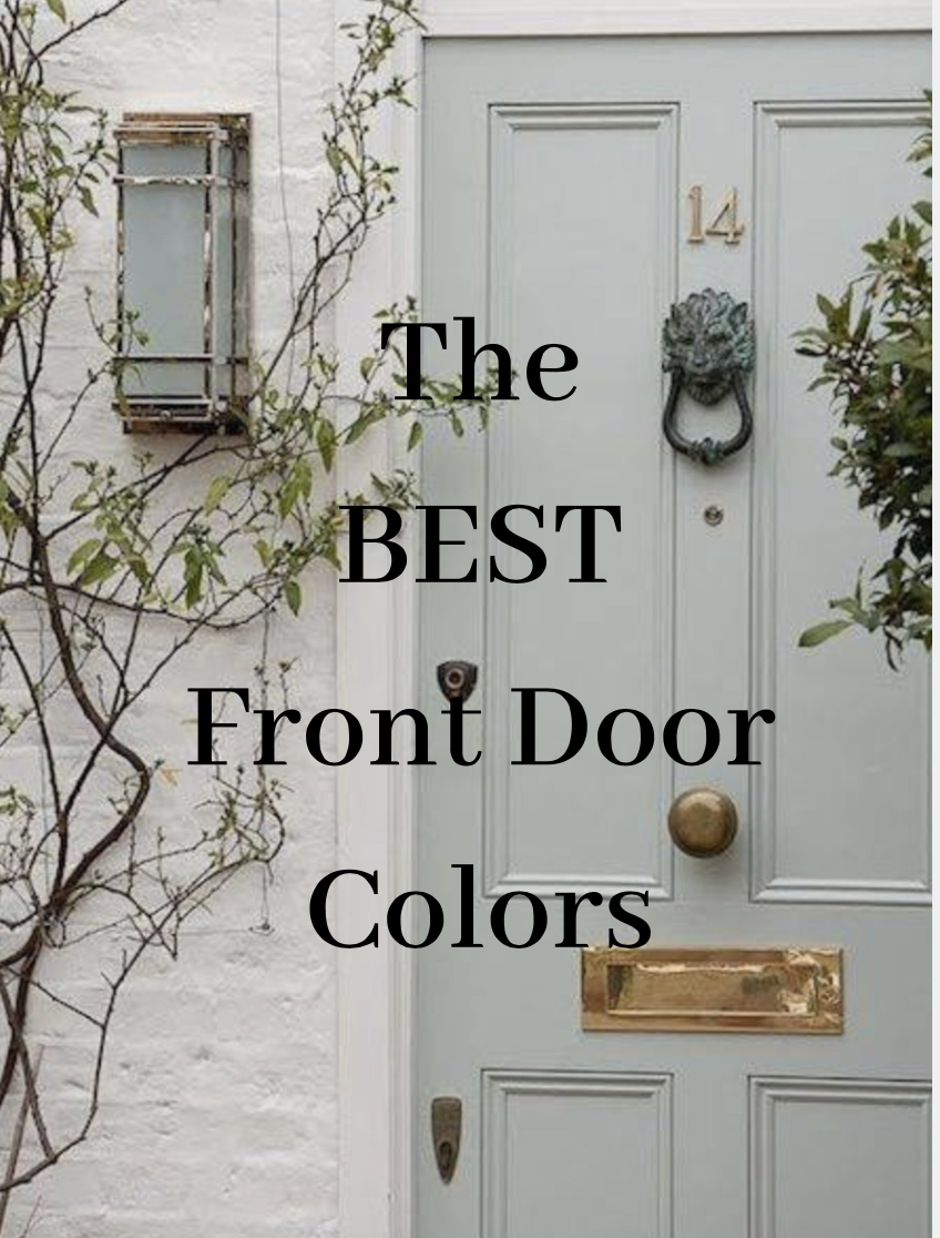 Most Popular Front Door Colors of the Year