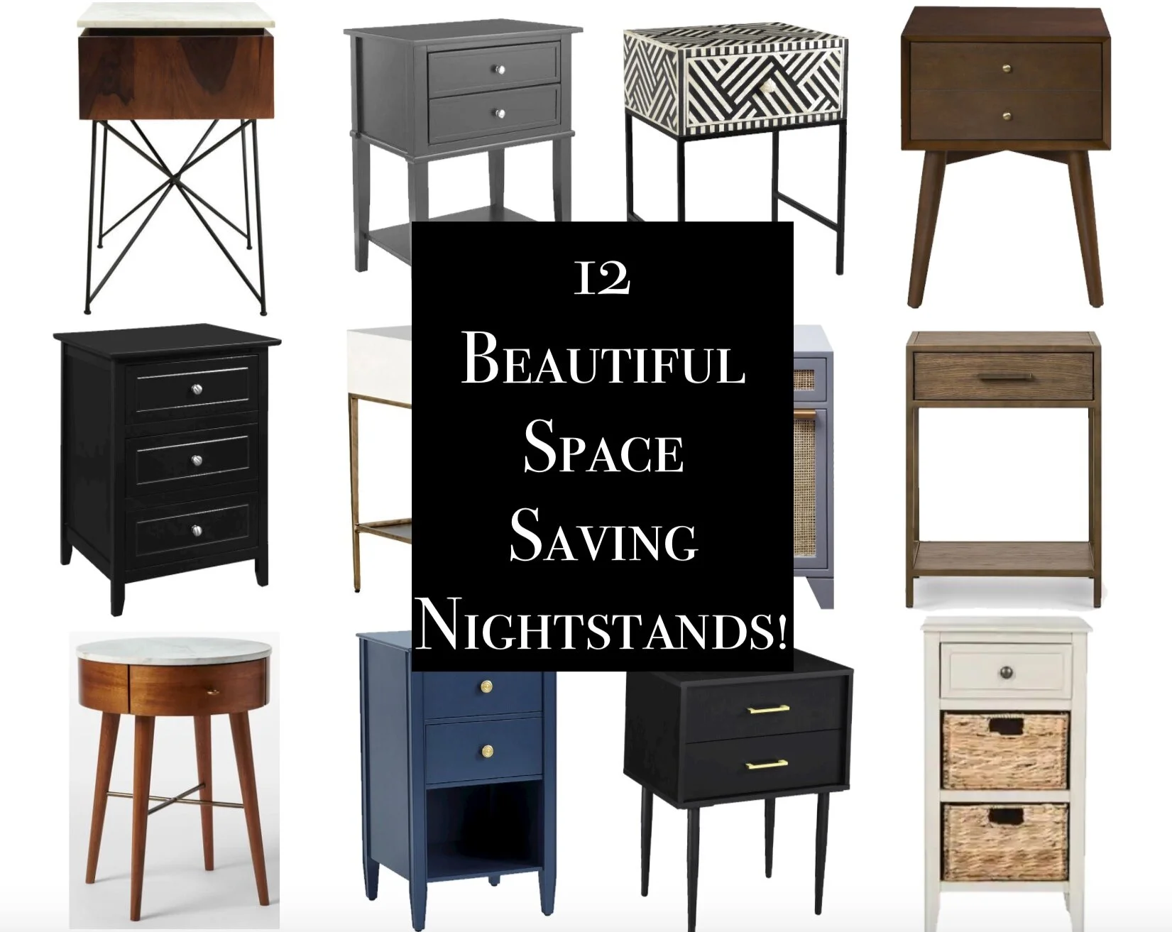 Beautiful Nightstands For Small Bedrooms Sara Smith Interiors