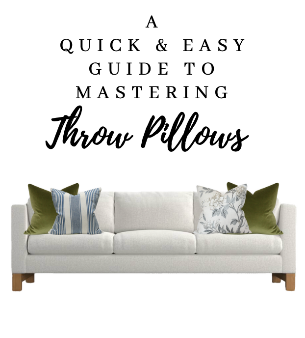 The Ultimate Guide to Couch Throw Pillow Sizes & Arrangements