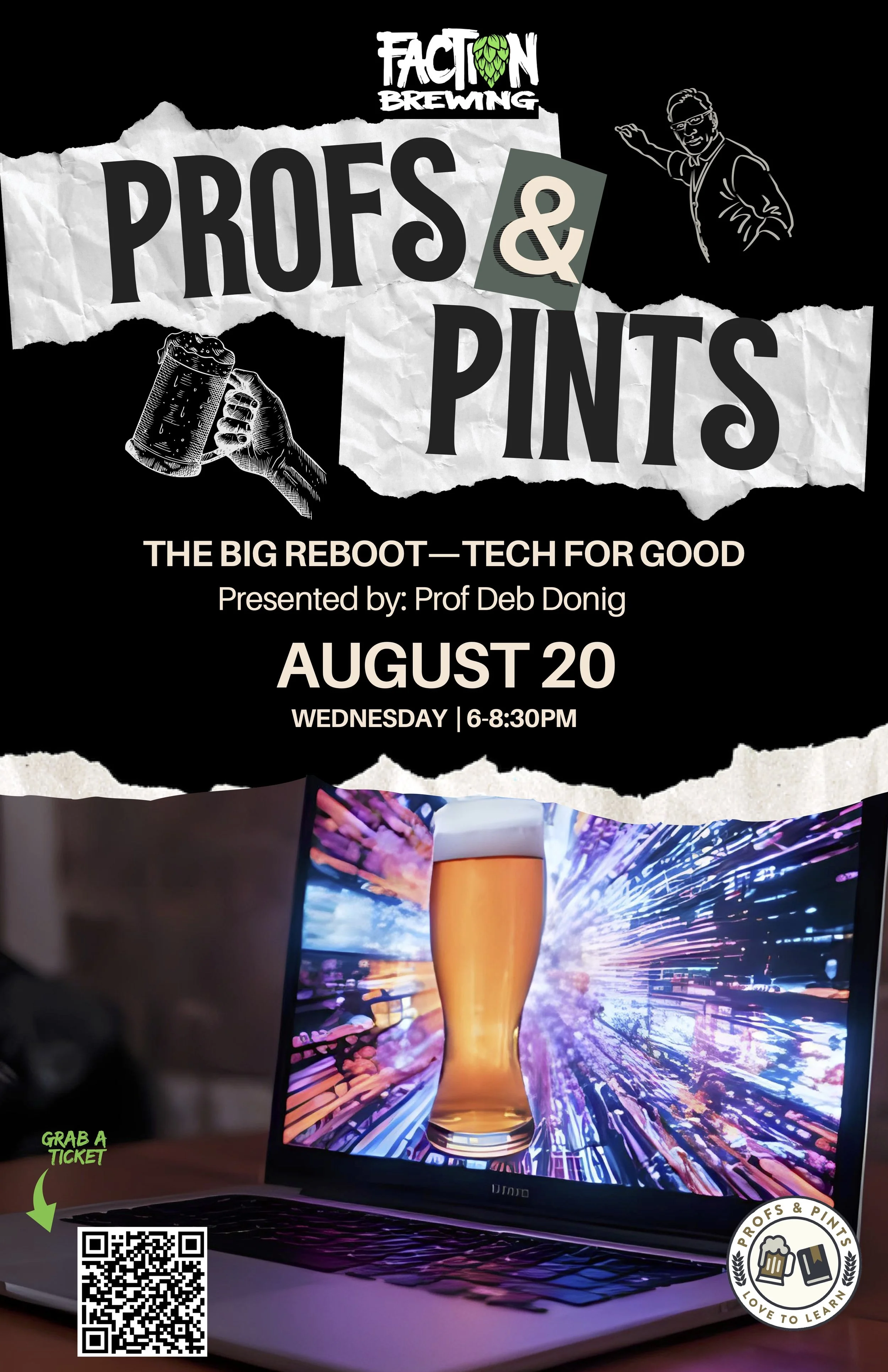 Profs and Pints - "The Big Reboot - Tech for Good" 