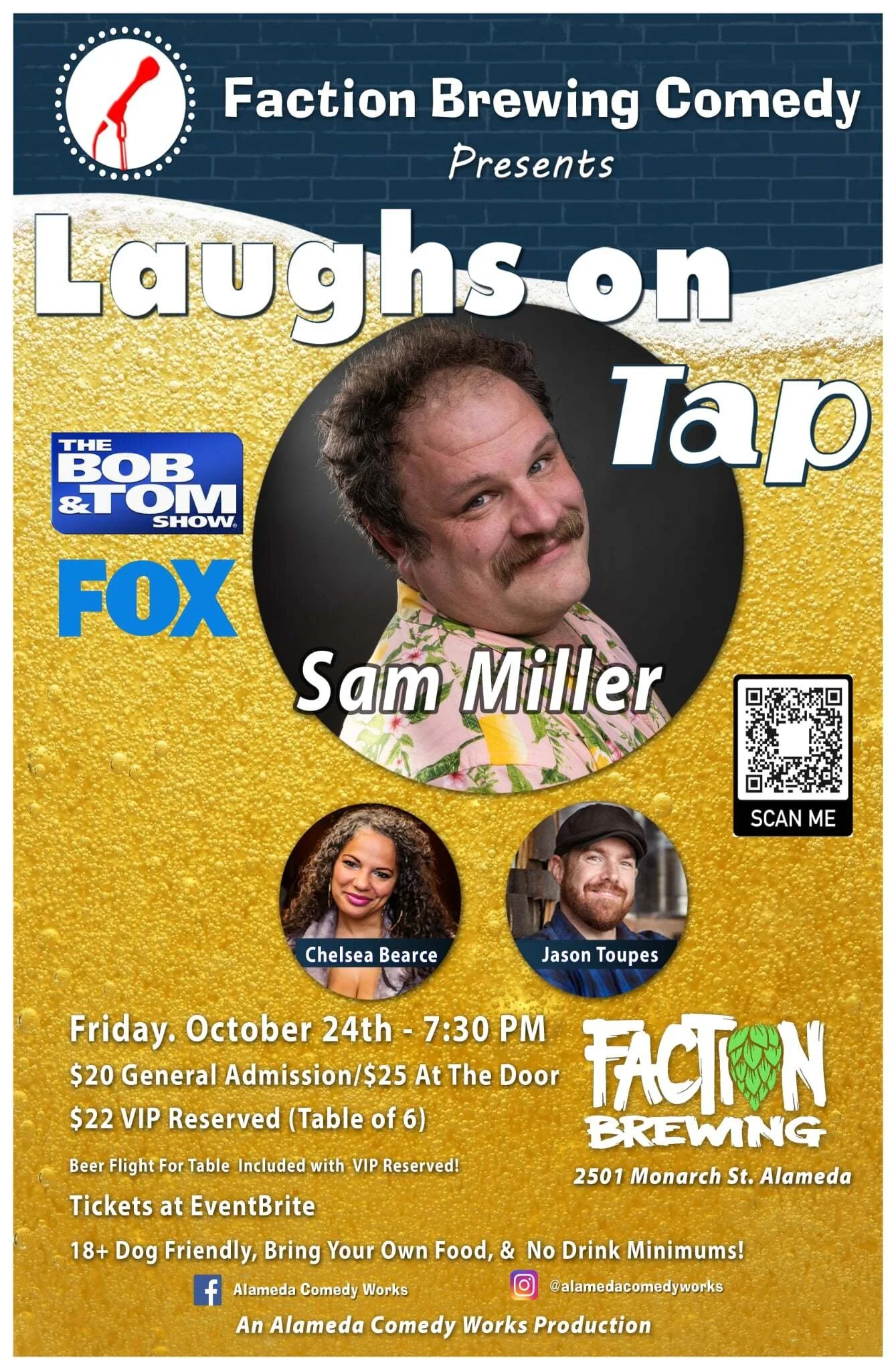 Laughs on Tap Presents: Sam Miller