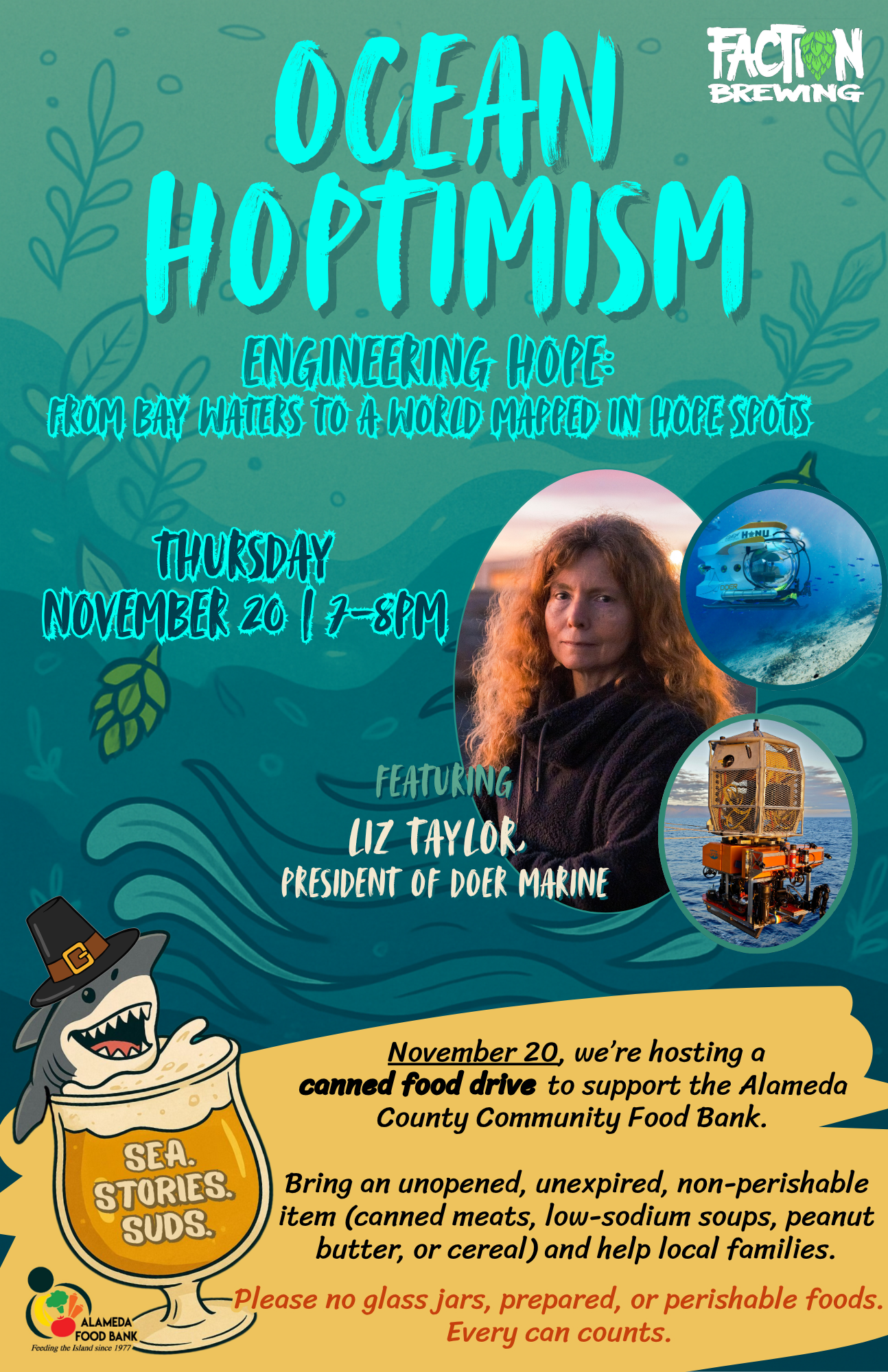 Ocean Hoptimism &amp; Canned Food Drive