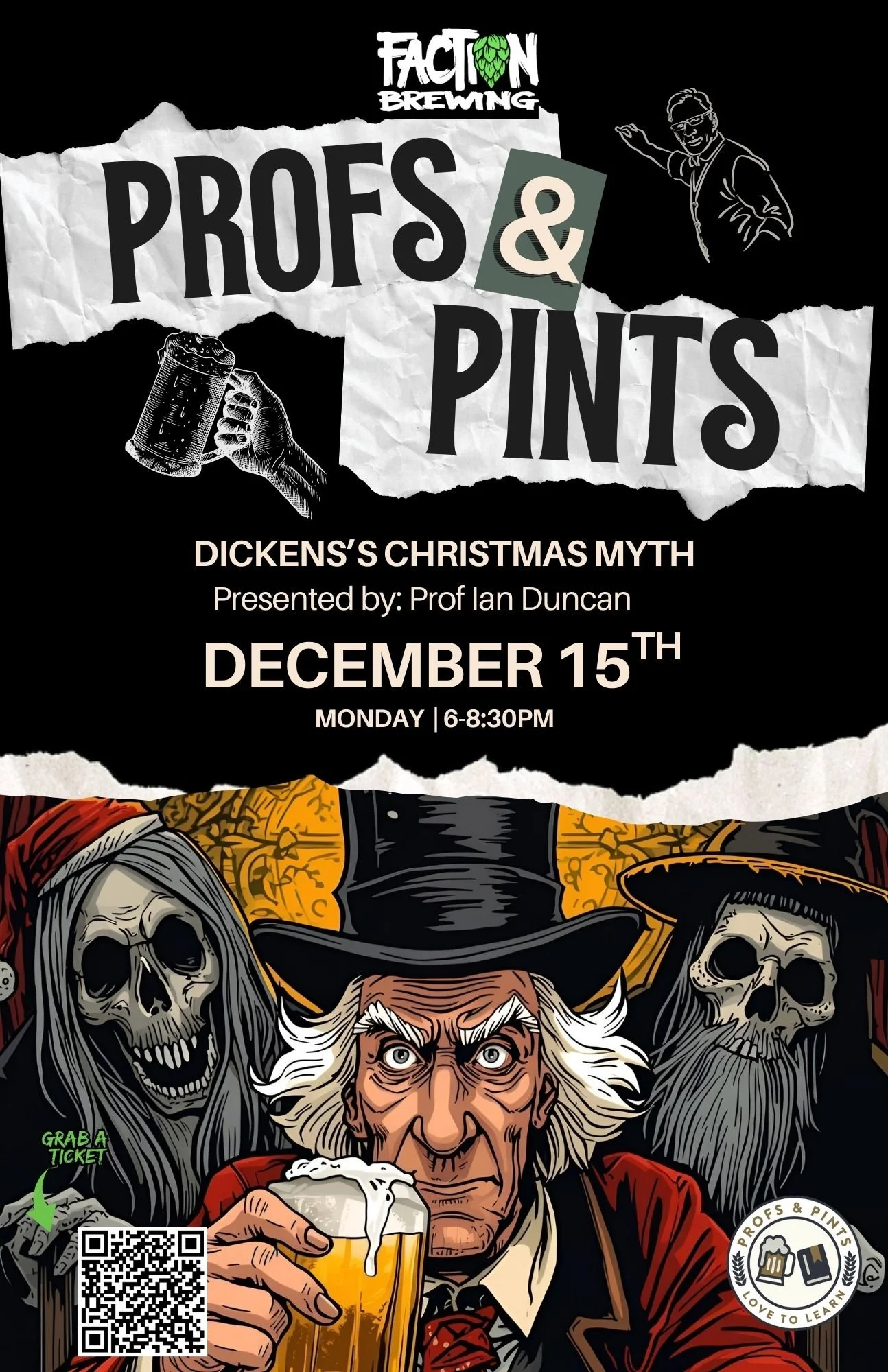 Profs and Pints: Dickens' Christmas Myth