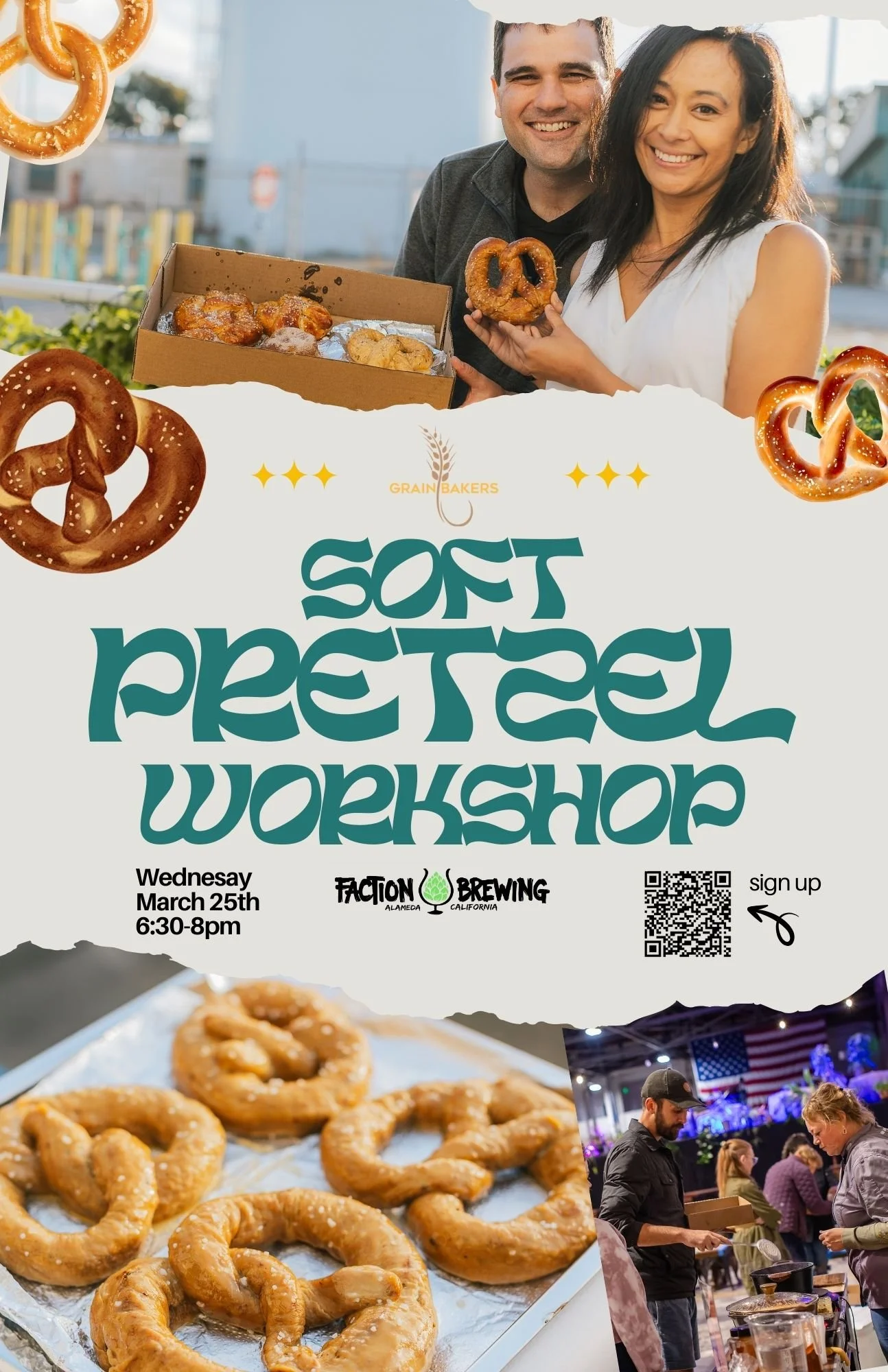 Grainbakers Soft Pretzel Workshop