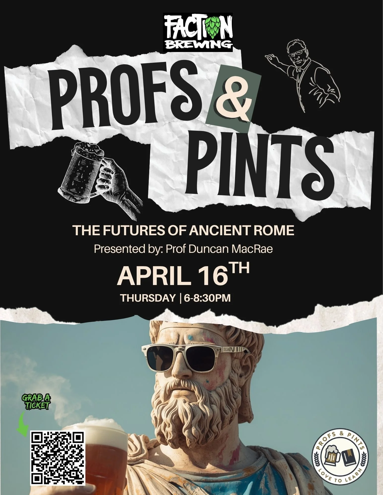 Profs &amp; Pints Alameda: The Futures of Ancient Rome