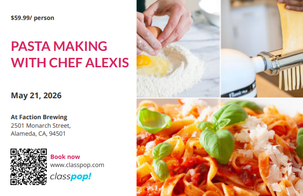 Classpop! Pasta Making with Chef Alexis