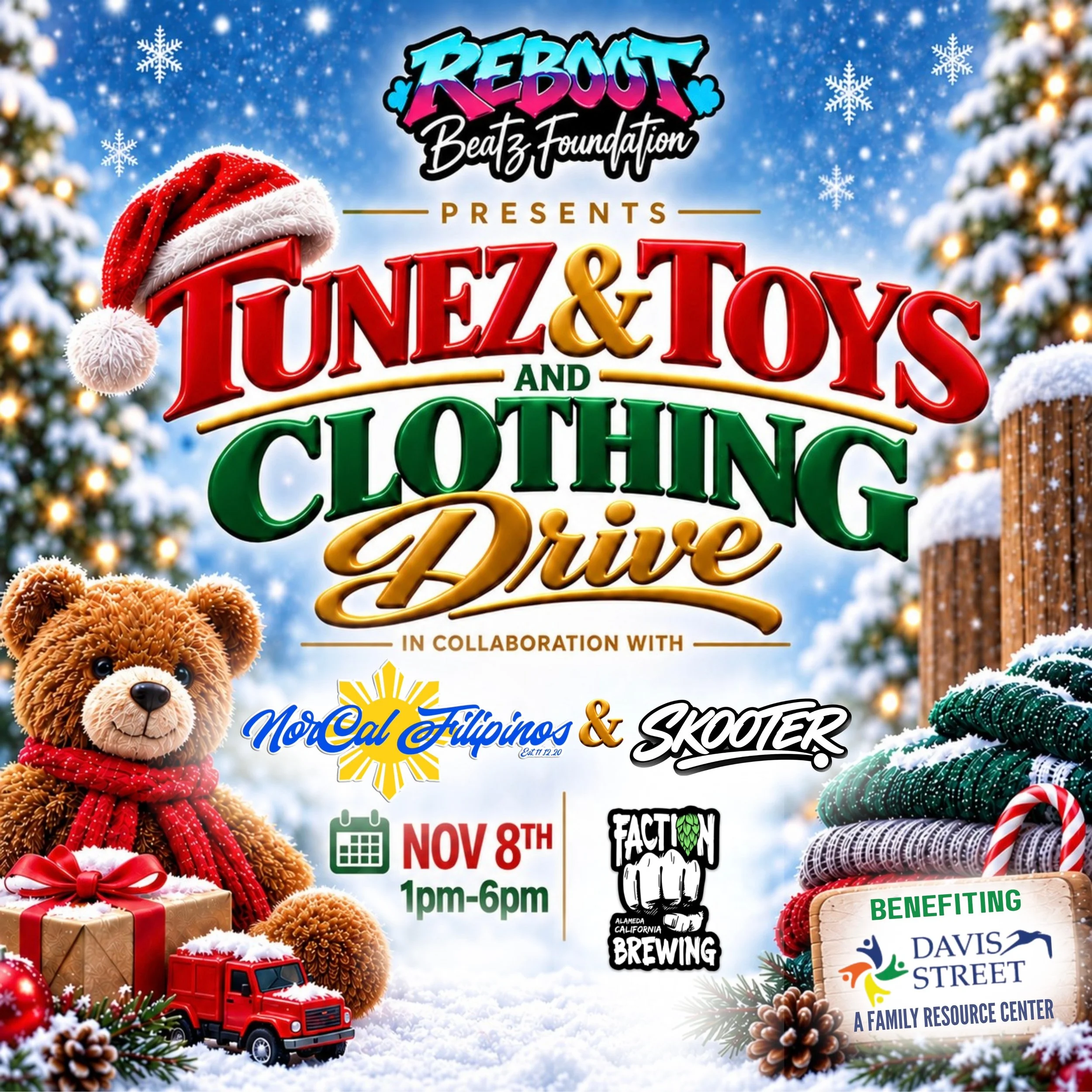Reboot Beatz Foundation presents Tunez &amp; Toys