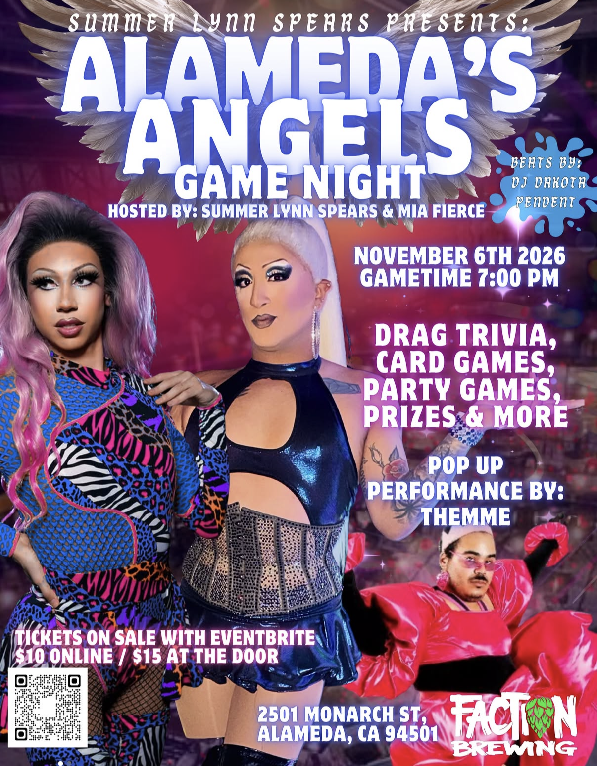 Alameda's Angels: GAME NIGHT