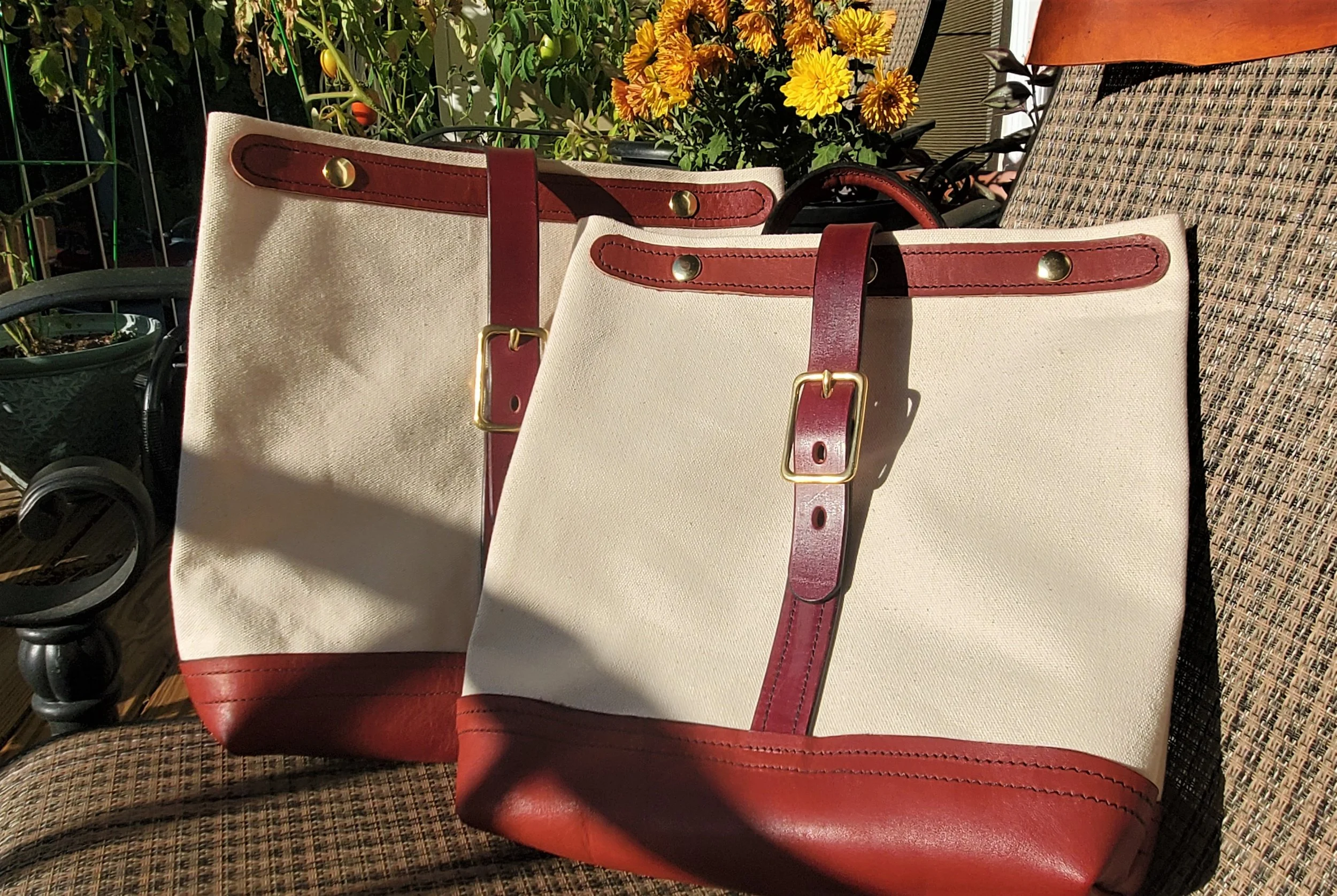 Leather and Canvas Mailbags