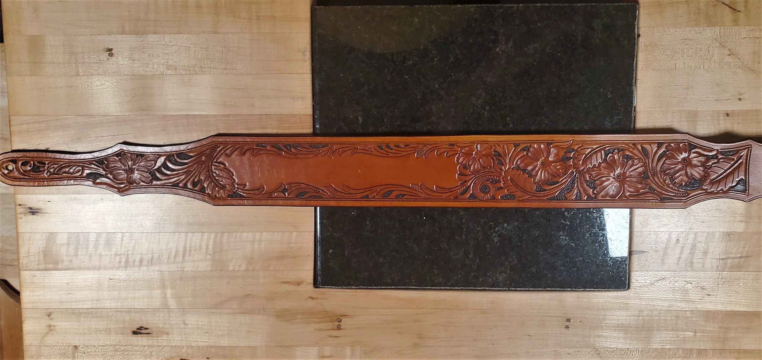 Tooled Guitar strap