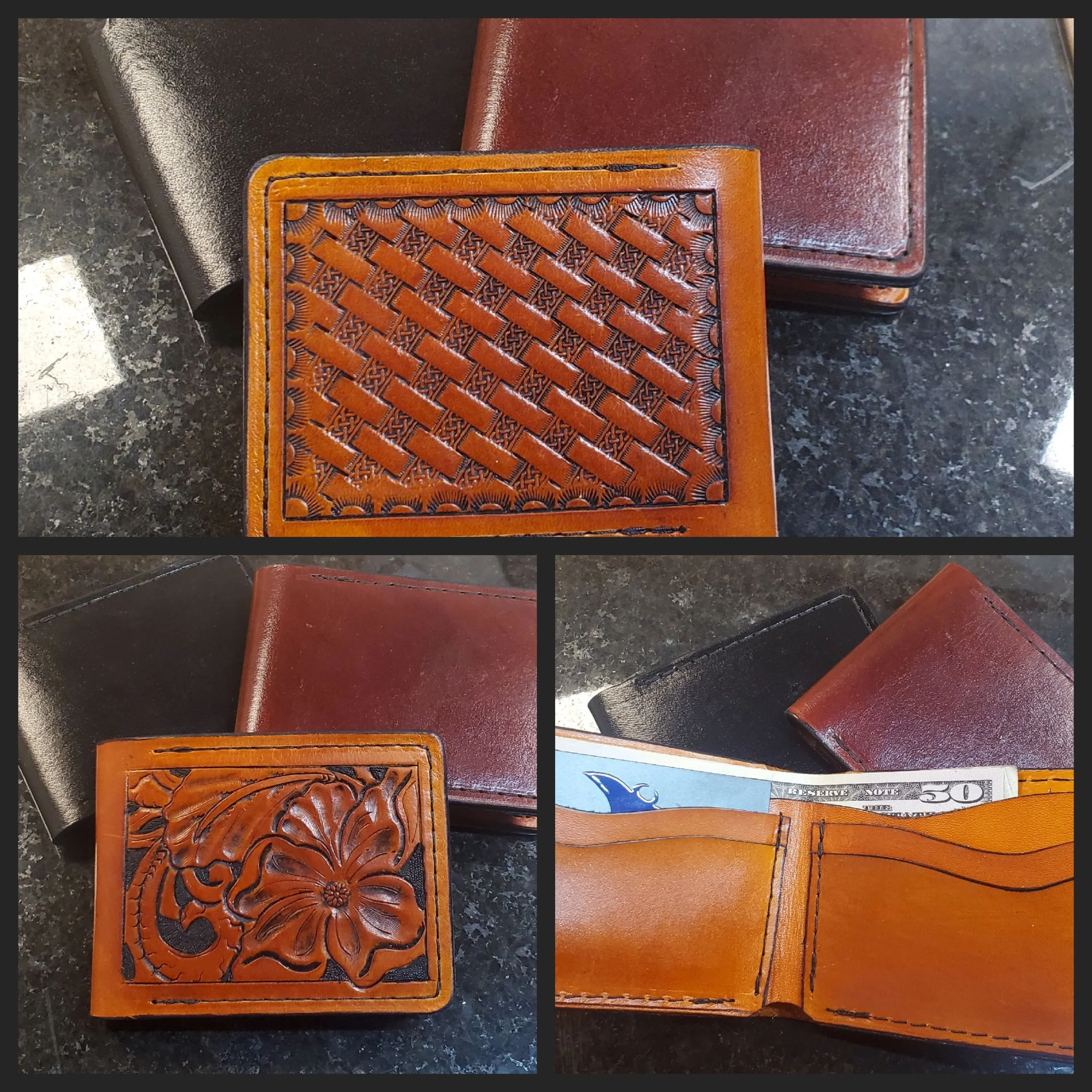 Bifold wallets.