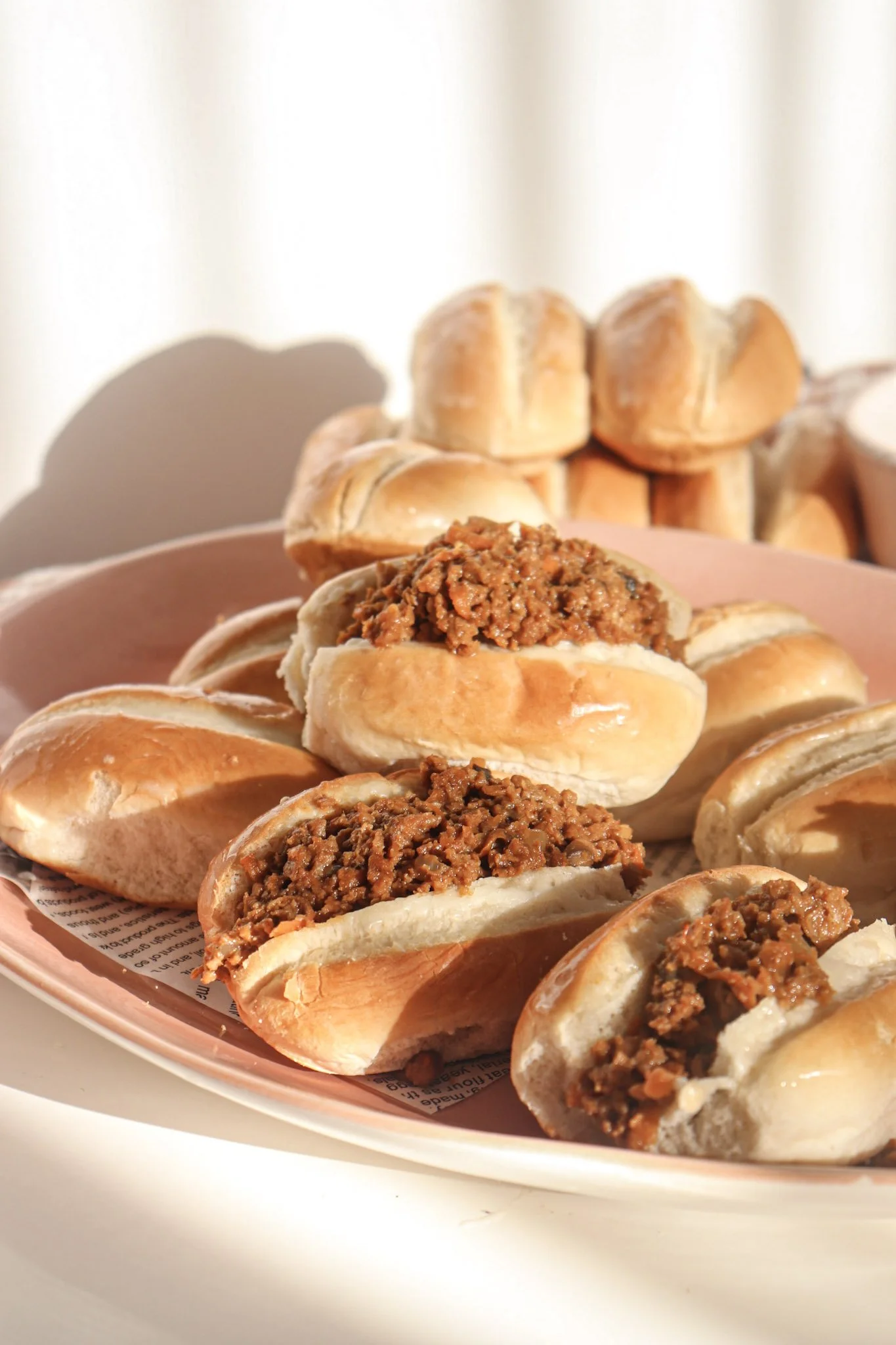 Petits pains farcis à la fausse viande
