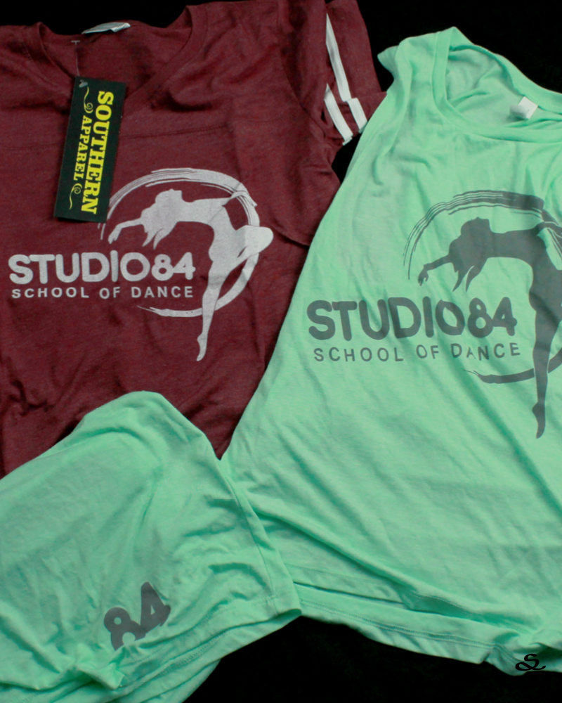 Studio 84 Store — Custom T-Shirt & Merch. Screen Printing Portfolio