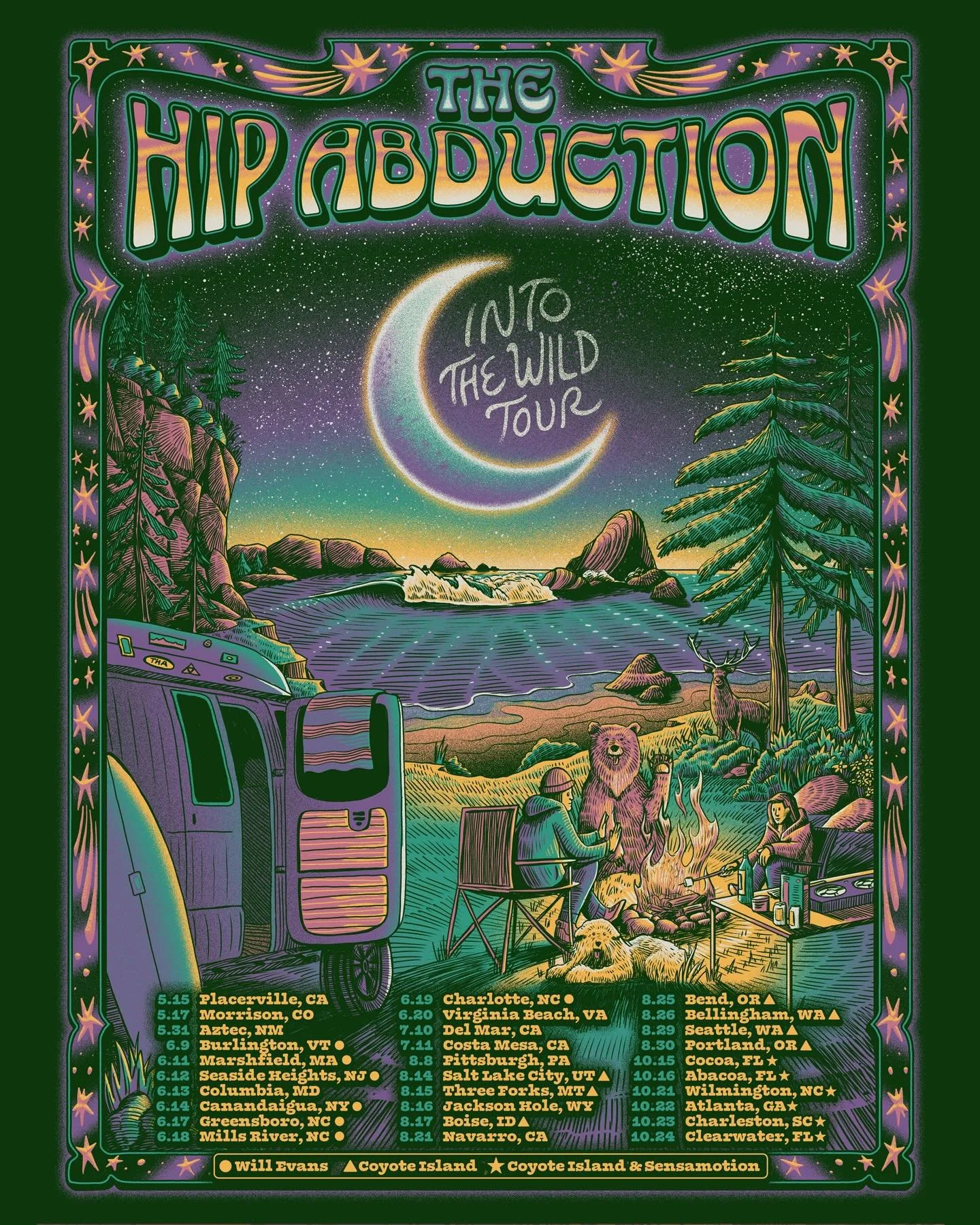 We&rsquo;re heading back out on the road for our Into The Wild tour with @willevansmusic @coyoteisland @sensamotion and @venisuns.world ! Tickets are on sale now, grab yours at the link in bio! 

🌊 - Will Evans
🌴- Coyote Island
🌺- Sensamotion
☀️- 