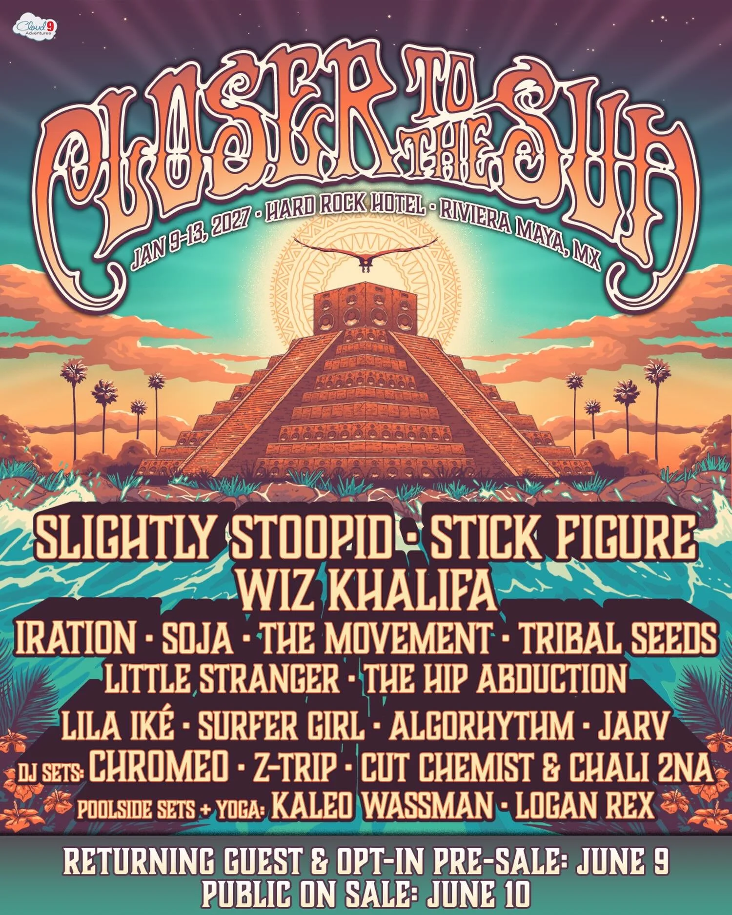 Mexico! We&rsquo;ll be escaping winter and heading to @closer2sun from January 9-13, 2027! See you there!