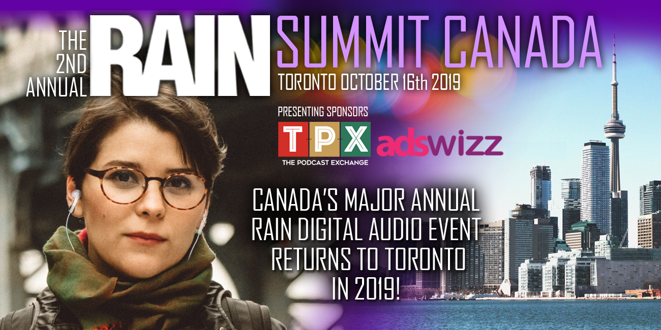 RAIN Conference returns to Toronto with a focus on podcasting 