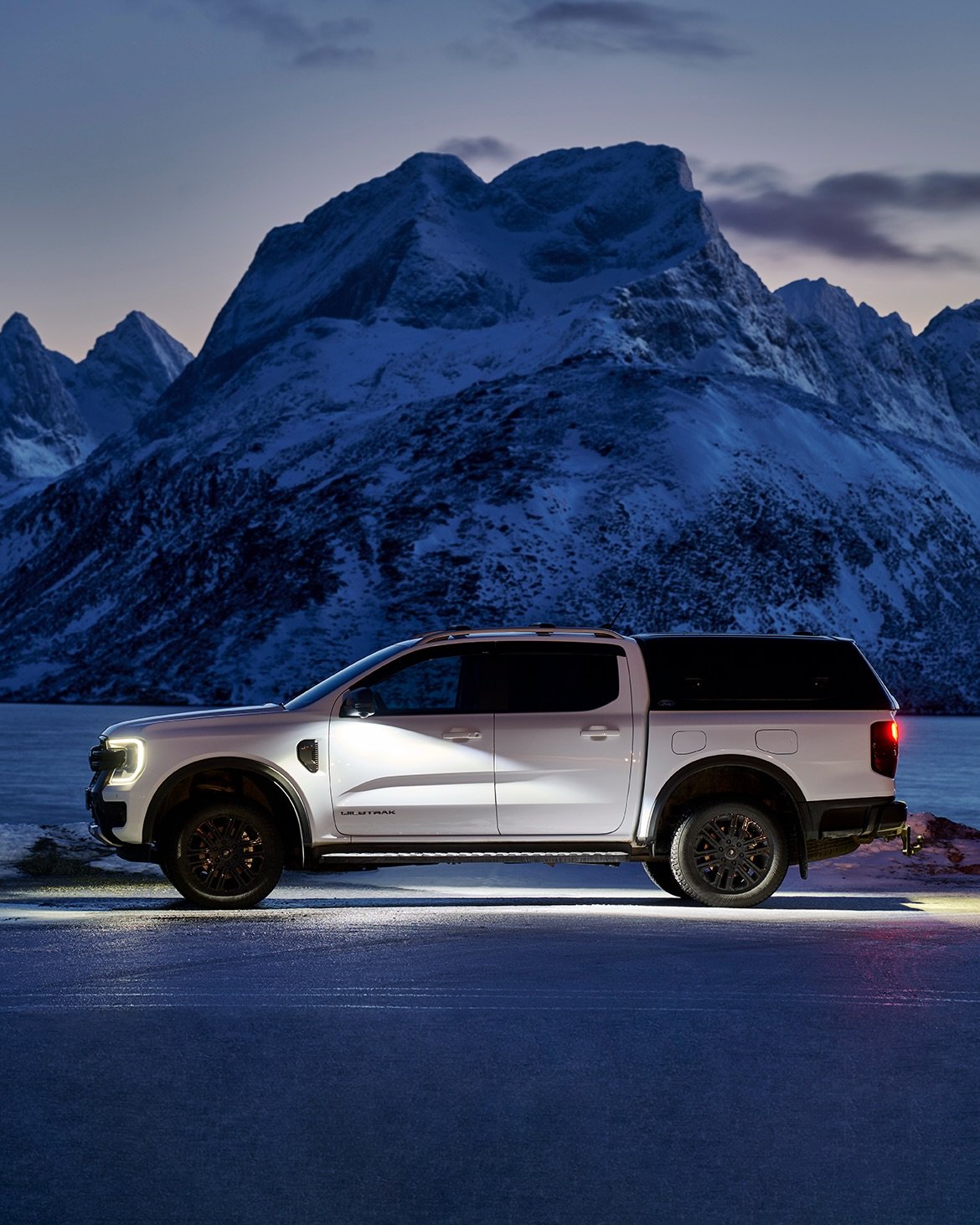 The new @nordic.division Ford Ranger Wildtrak is based in Lofoten Islands and ready to take your Production on icy roads of Northern Norway 📸&amp;🎥