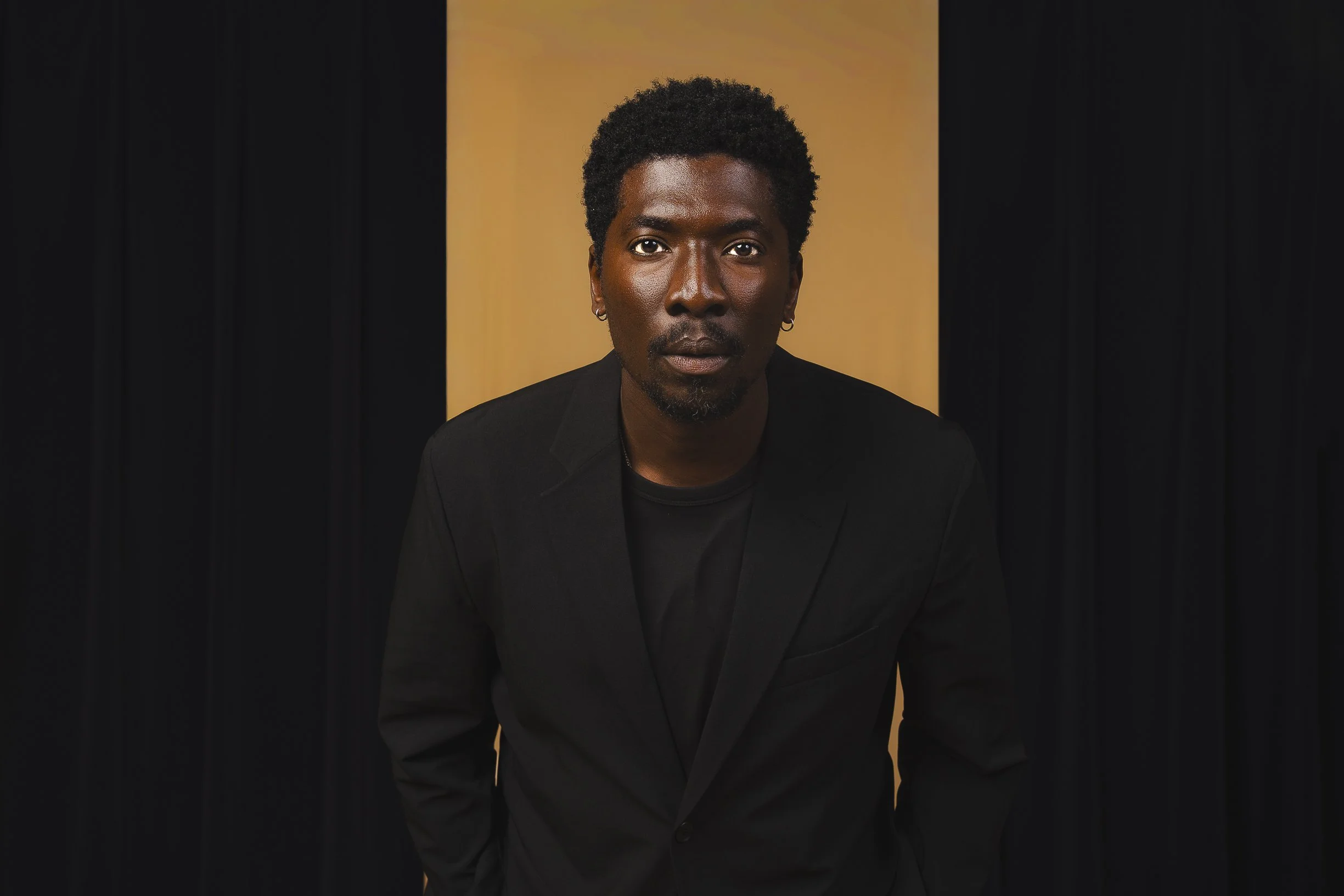 Editorial portrait of Actor from Classical Theatre of Harlem's Othello, photographed by Shane Samuels.