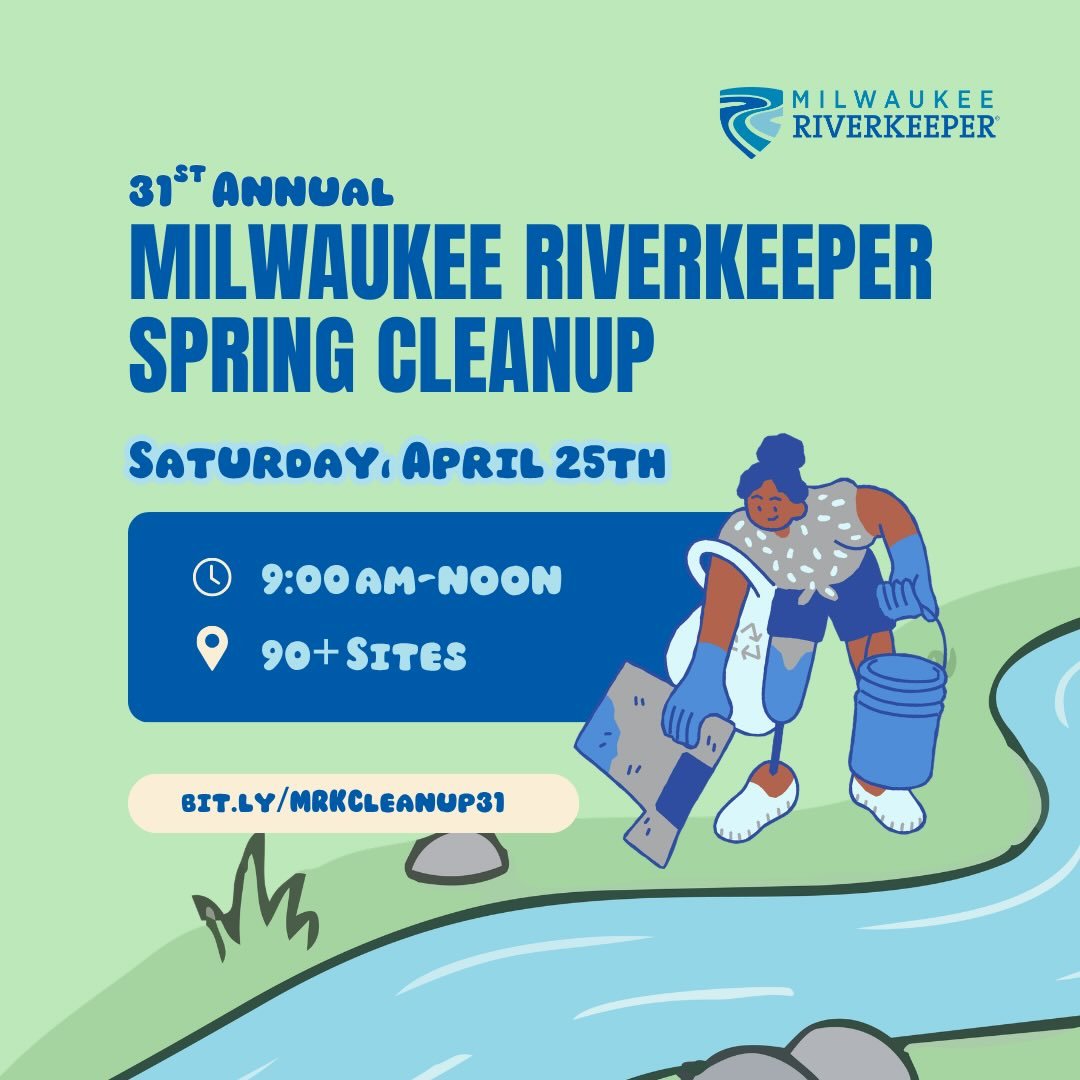 MVP is joining the @mkeriverkeeper Spring Cleanup on April 25th!

Volunteer with us at Menomonee Valley Community Park (212 S 36th St)! Register here: bit.ly/MRKCleanup31

🌎🌳🏞️