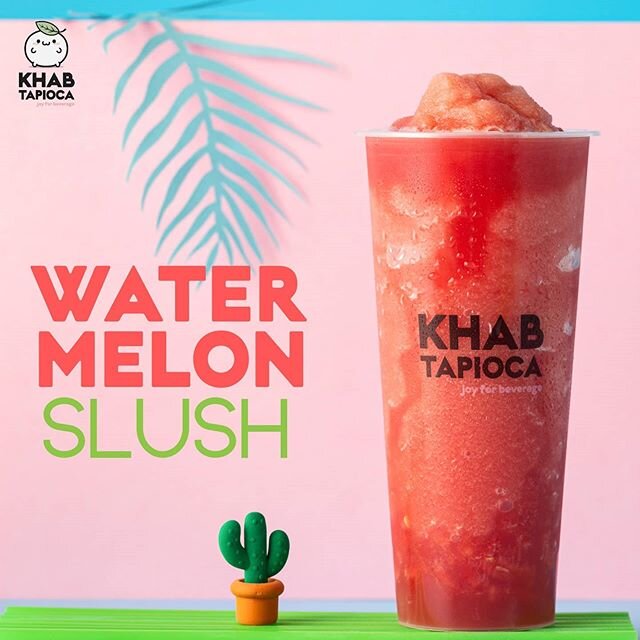 🍉🍉 100% fresh watermelon slush with watermelon bits.
Customize your drink order on our website www.khabtapioca.com and try it with a coconut swirl for a creamy tropical vibe.🌴🌴