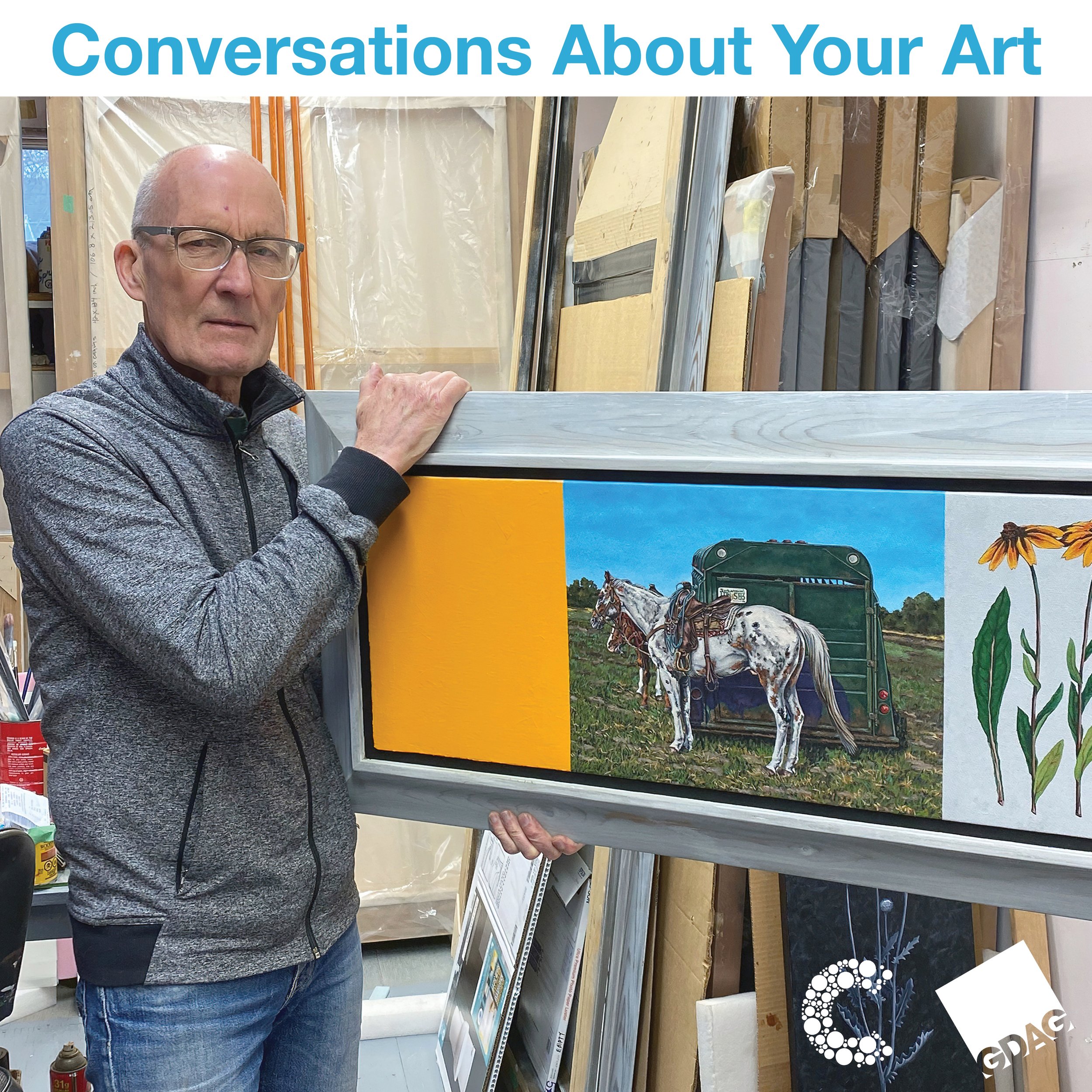 CONVERSATIONS ABOUT YOUR ART with visiting artist Bruce Anderson