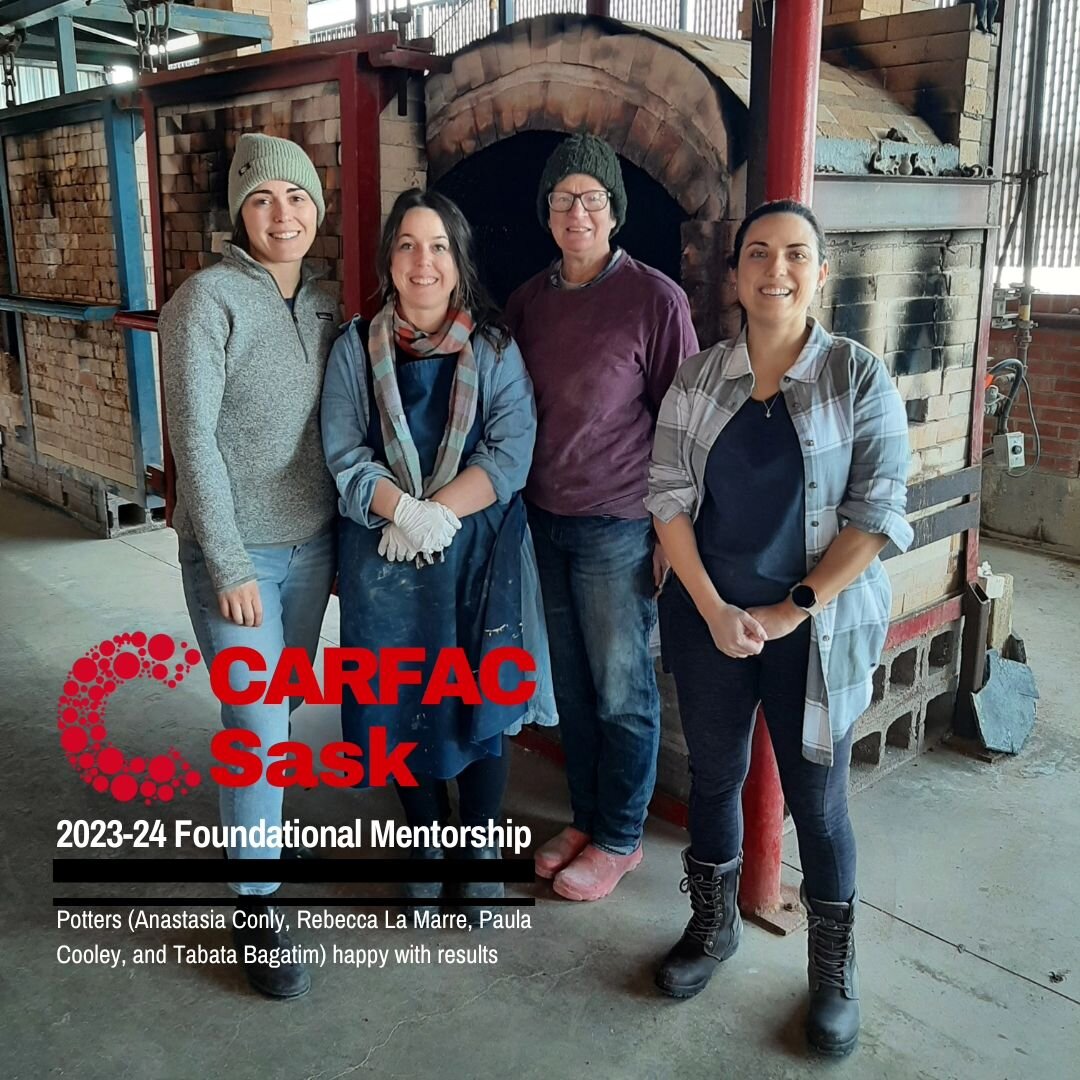 Photos from a recent group firing with mentee Tabata Bagatim and Anastasia Conly with their mentors Paula Cooley and Rebecca La Marre in Medalta, Medicine Hat!

The Wolverine Woodfire Collective is a collective if professional and emerging ceramic ar