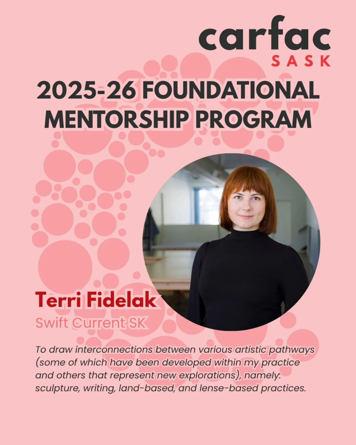 Meet one of our new pairs for the 2025-26 Foundational Mentorship Program!

We are excited to introduce Mentee Terri Fidelak (Swift Current) and their Mentor Gabriela Garcia-Luna (Saskatoon). It's wonderful to see this collaboration kick off; we're e