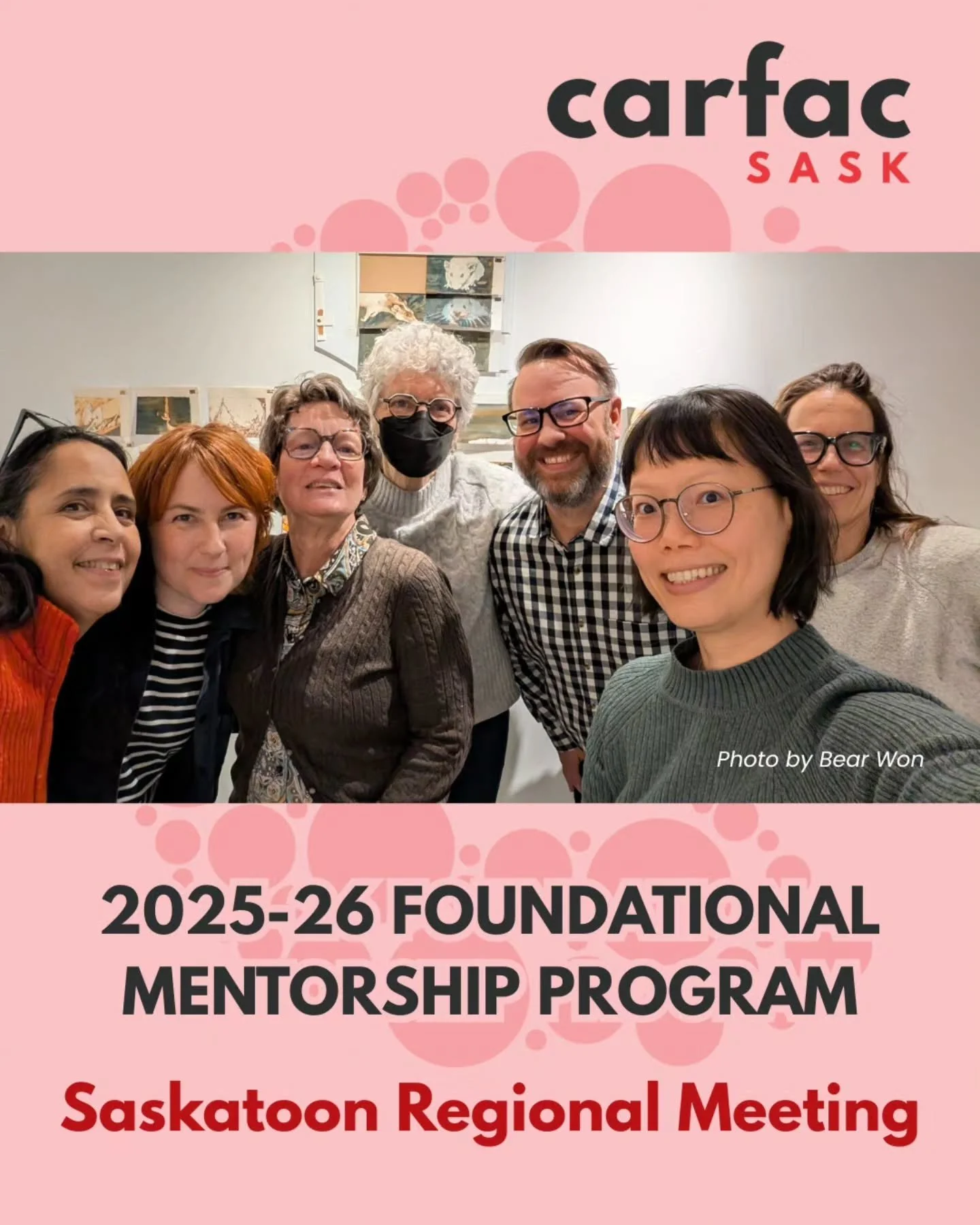 The 2025-26 Foundational Mentorship group from the Saskatoon area held a Regional Meeting on Sunday, December 14.

Gabriela Garcia-Luna, Terri Fidelak, Paula Cooley, Susan Shantz, Joseph Anderson, Bear Won, Jana Bassingthwaite, and Rozhin Tayaraniyou