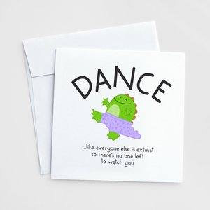 Dino Chrome | Greeting Card