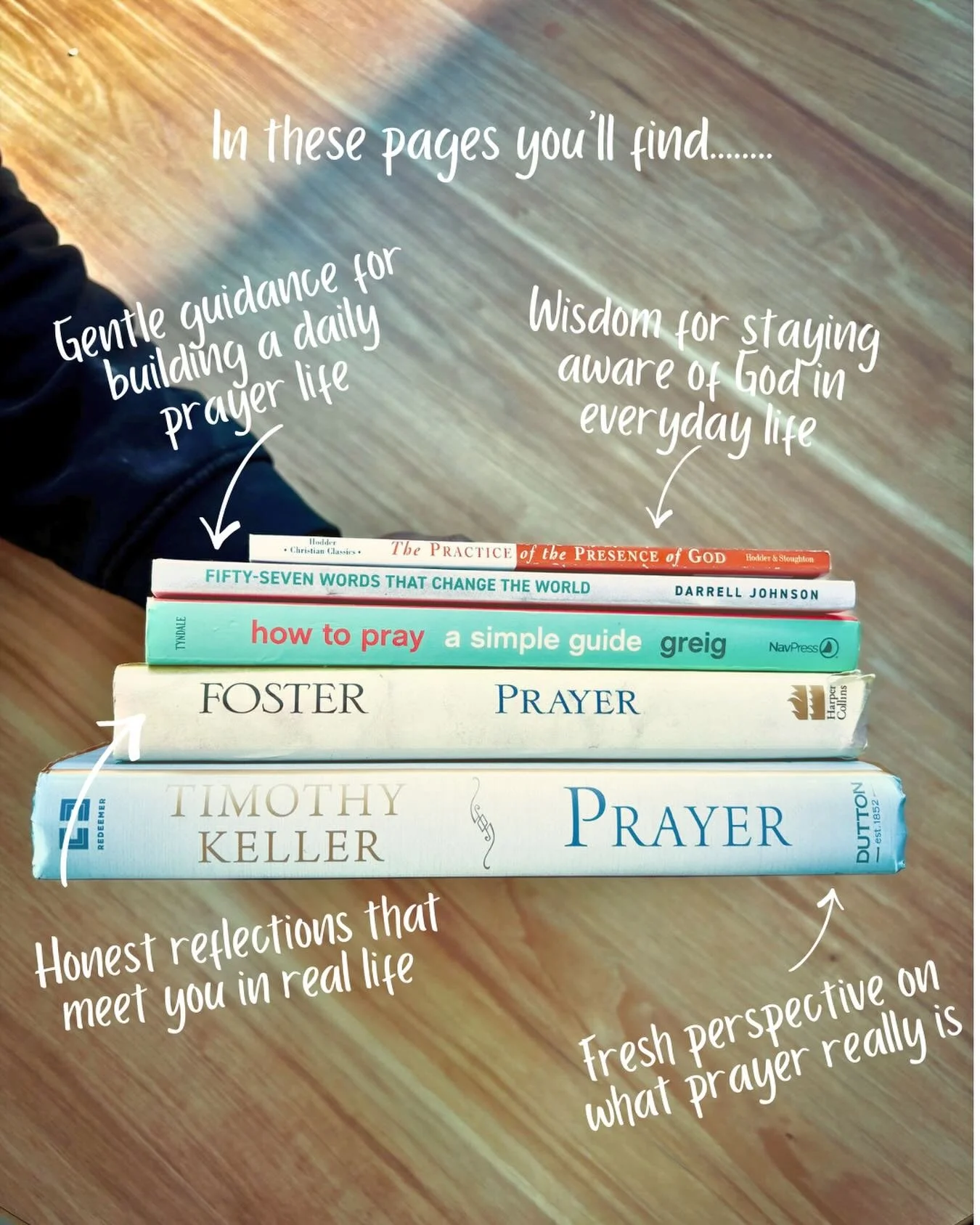 Want to grow your prayer life in 2026?

Here are 5 books on prayer that Pastor Lukas referenced as he prepared and shared our Talking to Jesus series. Each one will help you to slow down, listen, and cultivate a powerful prayer life as you deepen you