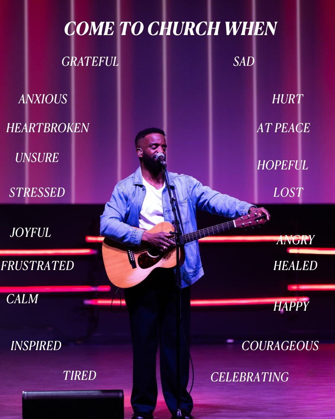 One encounter with Jesus changes everything !!

We can&rsquo;t wait to see to see you tomorrow at church !
Service times 9am &amp; 11am