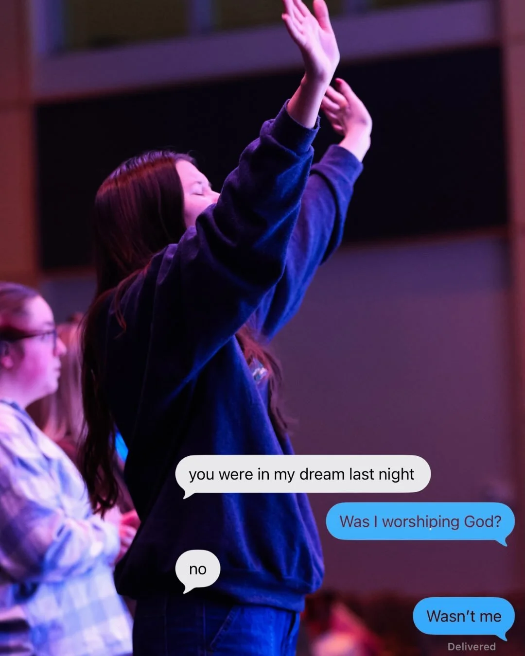 Was it a dream or an invitation?

We can&rsquo;t wait to see you tomorrow at church !
Service times 9am &amp; 11am