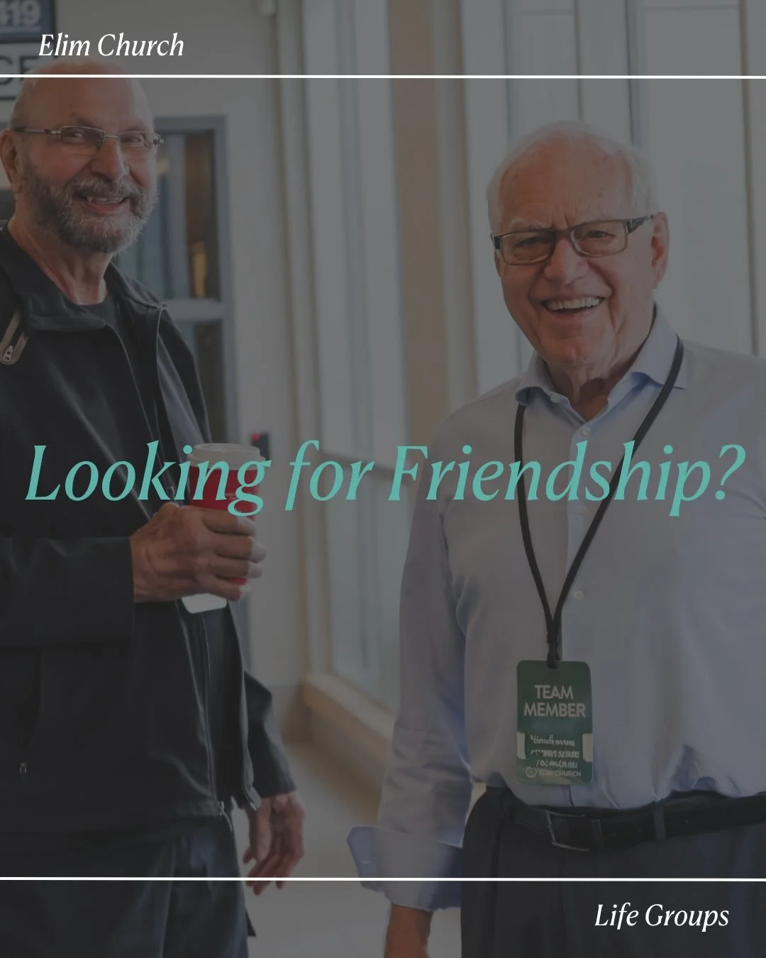 Real life. Real people. Together on the journey with Jesus.

A life group is a smaller group of people that are committed to doing life together for a common purpose - to become more like Jesus. Life groups meet regularly in homes or in the community