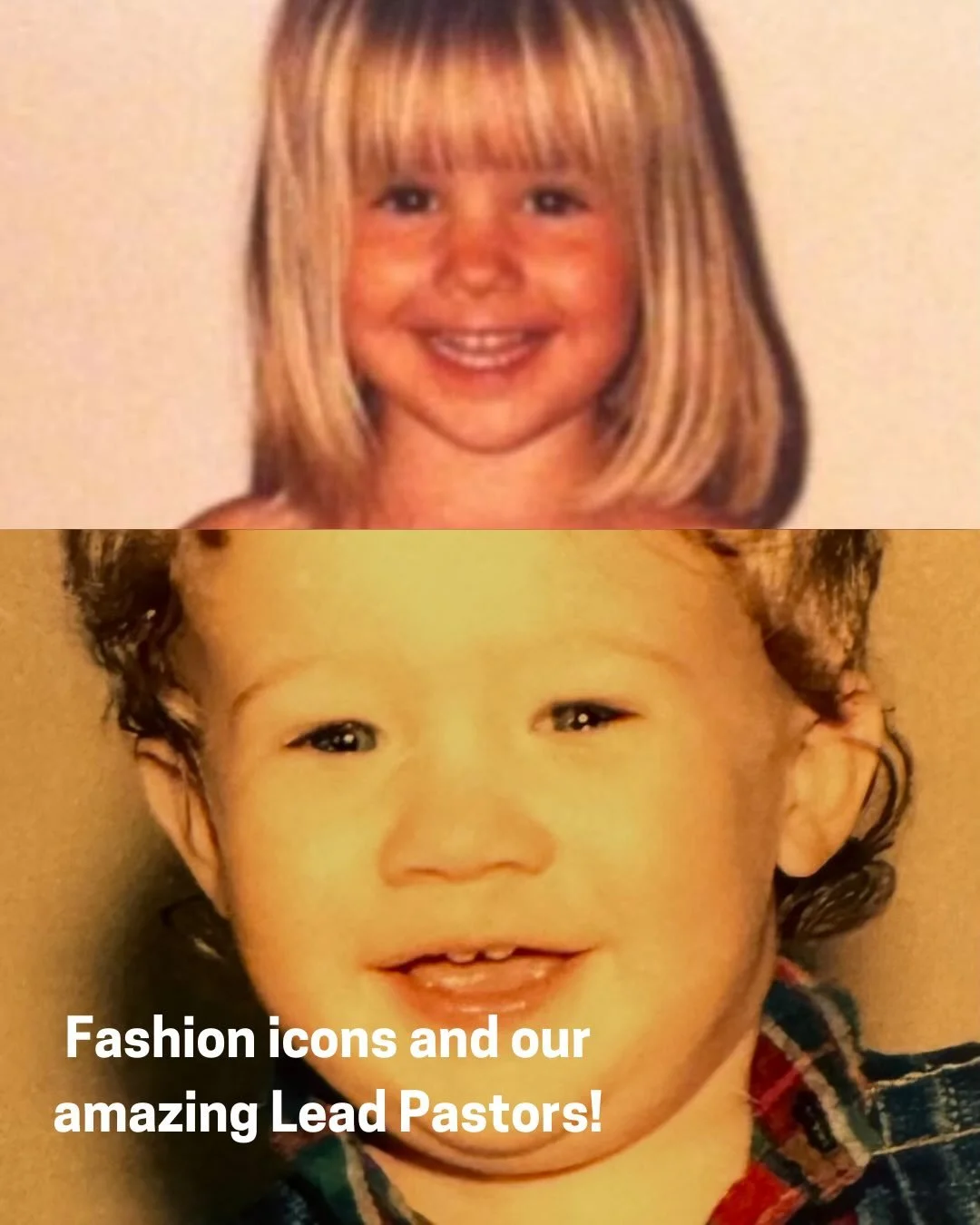 Some throwbacks for your Thursday. 
Who let these kids run a church??