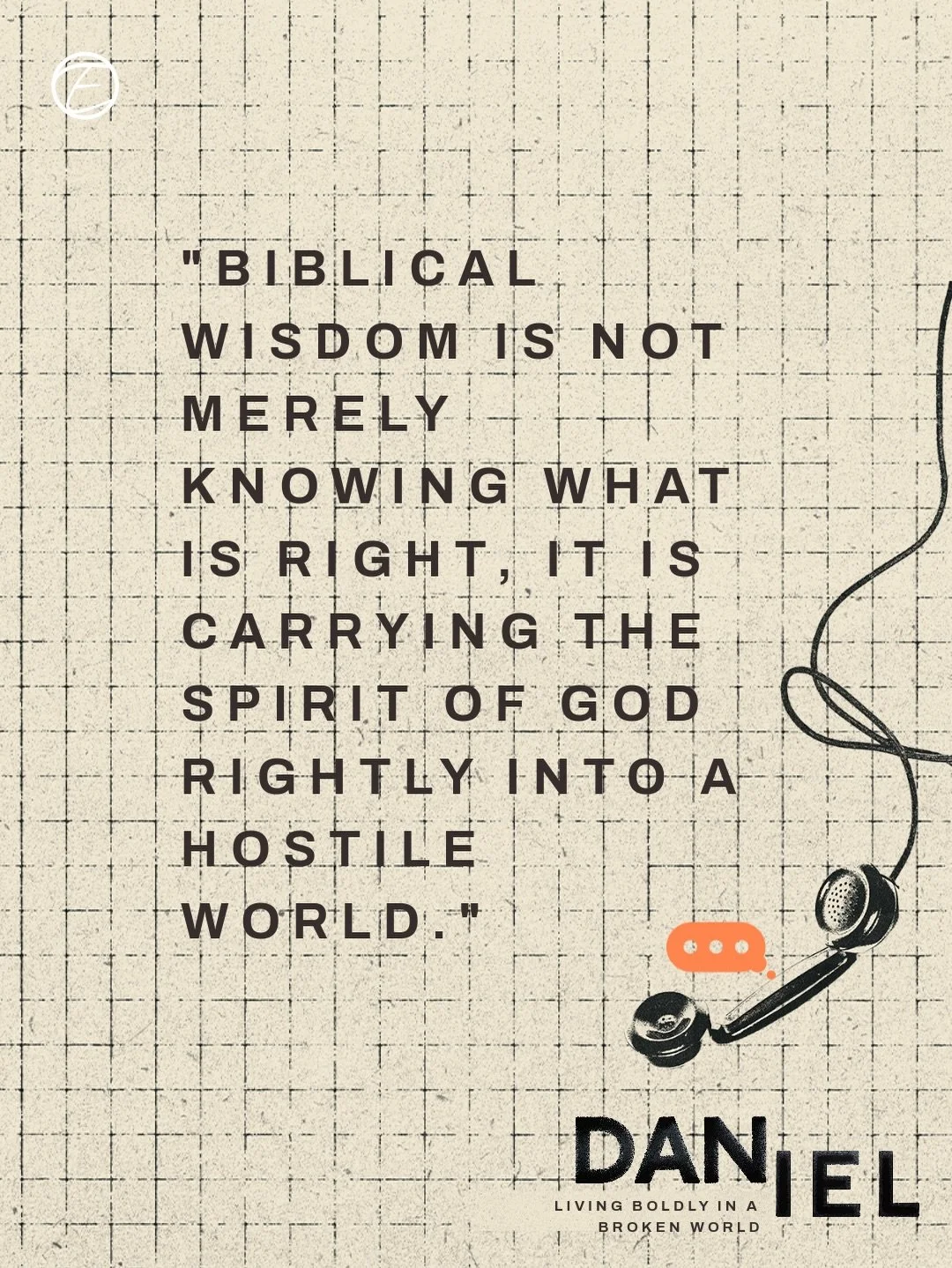 What does true Biblical wisdom actually look like in a hostile world?
Is it just knowing what&rsquo;s right or carrying the spirit of God rightly before others?

Watch the full sermon now on our YouTube channel!