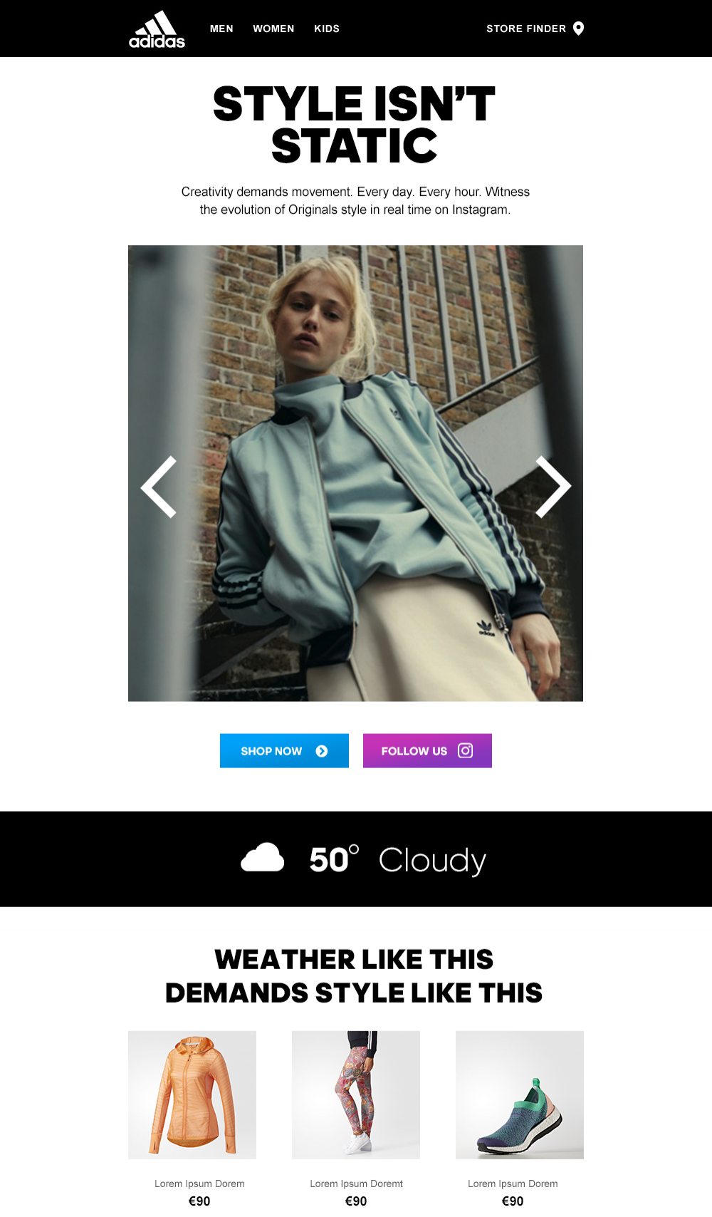 Local Weather Personalization: Cloudy