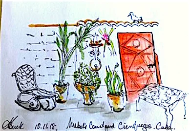 Music, dancing, sketching: What I discovered about Cuba.  Elaine Buck