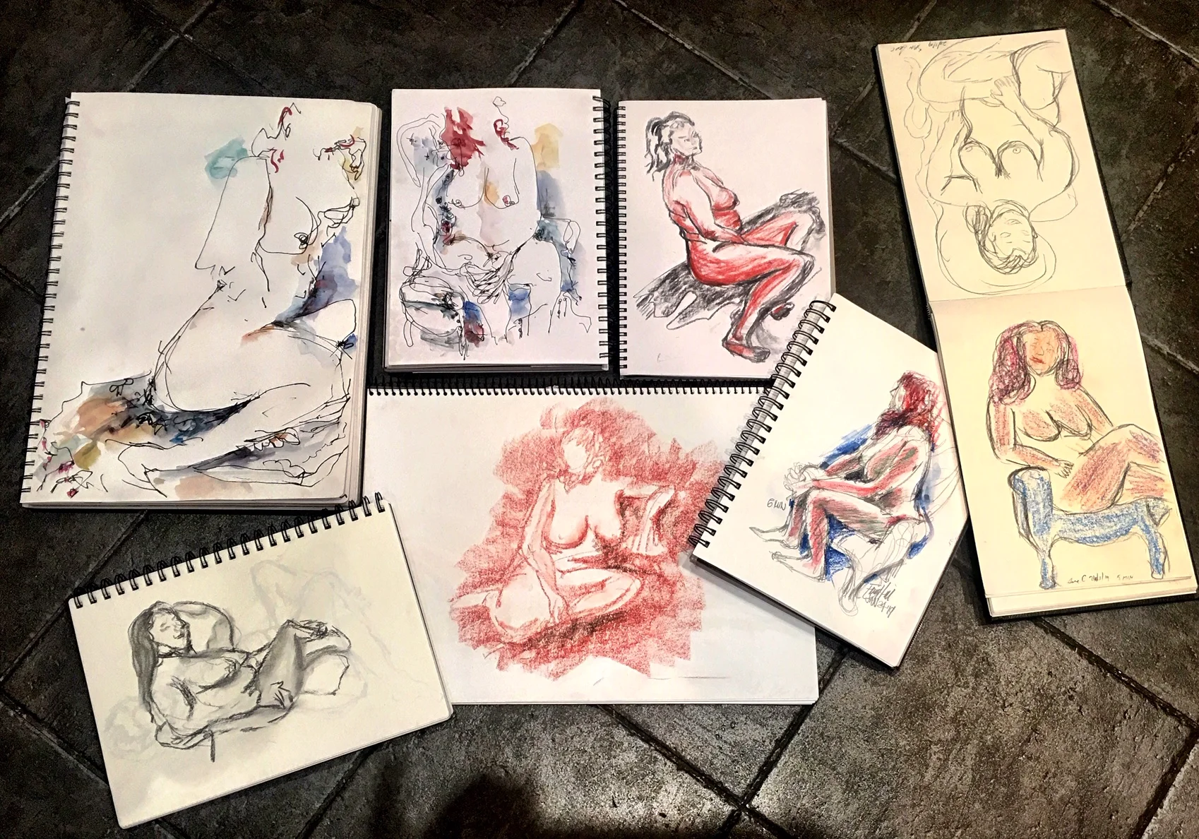 Life Sketching Workshop. First time.