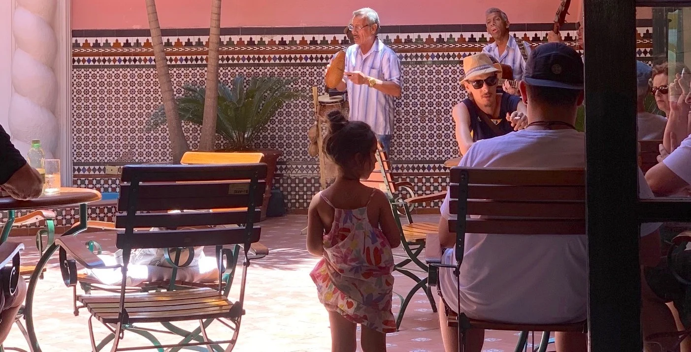Salsa music and Cuban music is played everywhere you go.