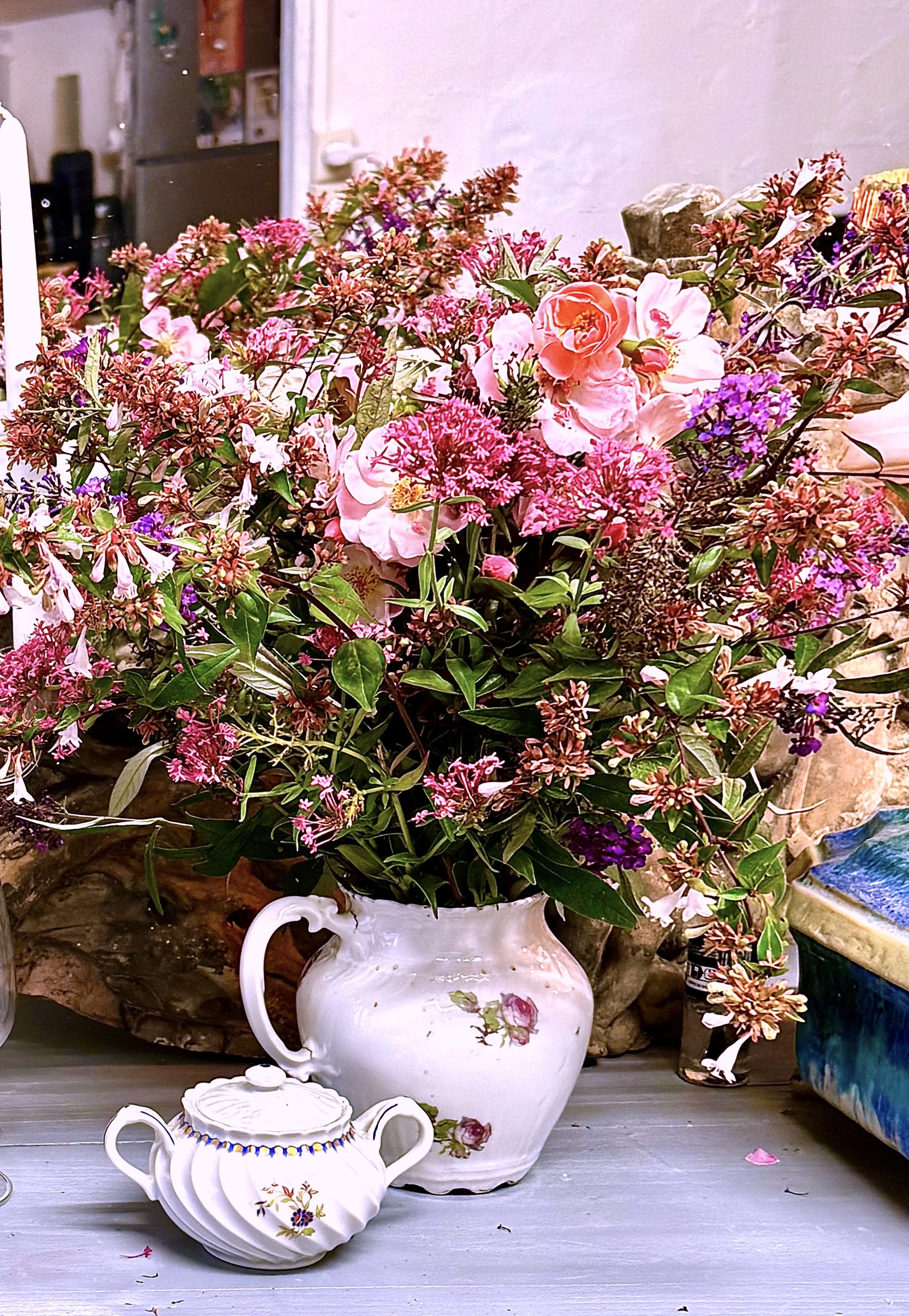 Wild Flowers, Herbs, Roses and Old Wares
