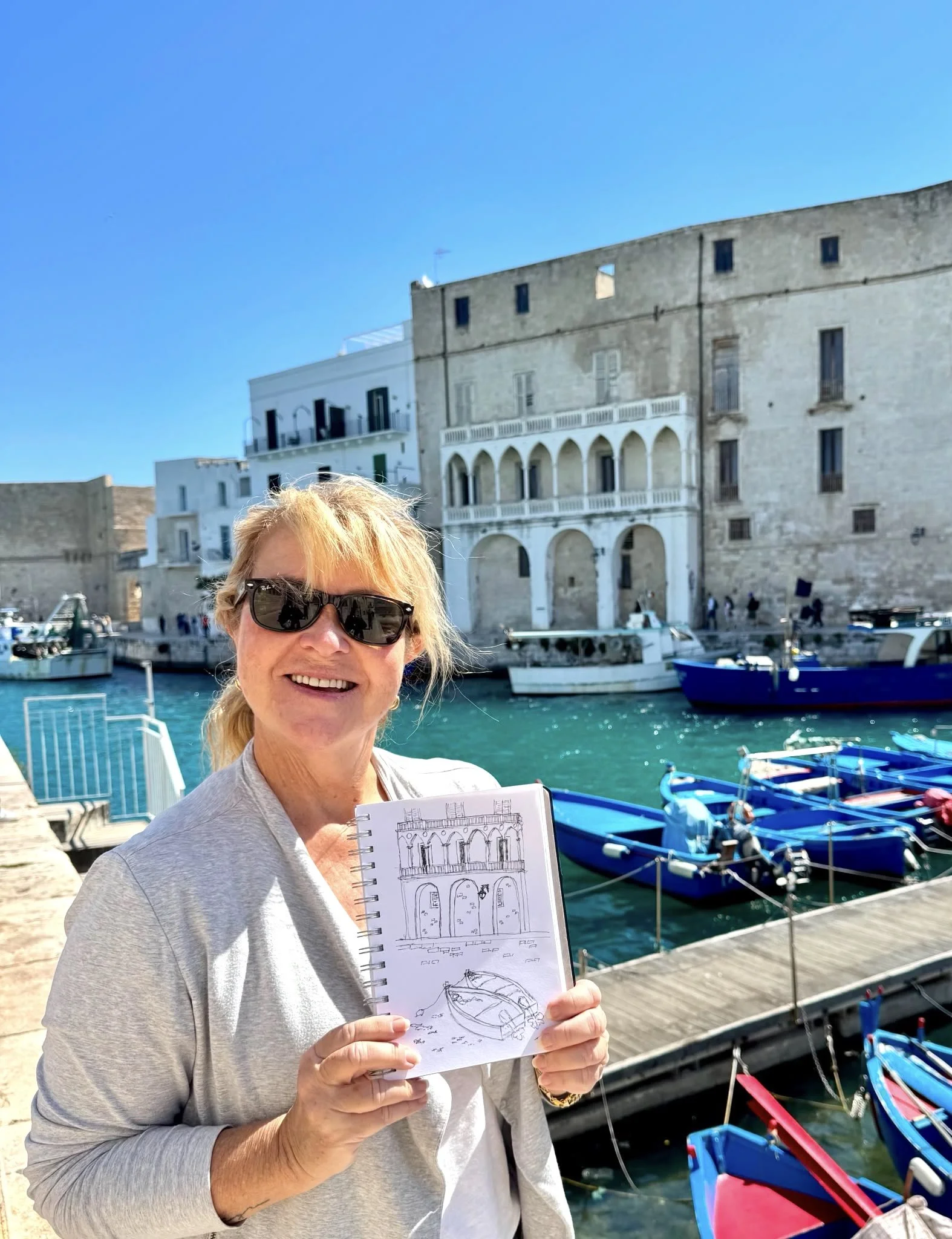 Tricia with sketch.JPG