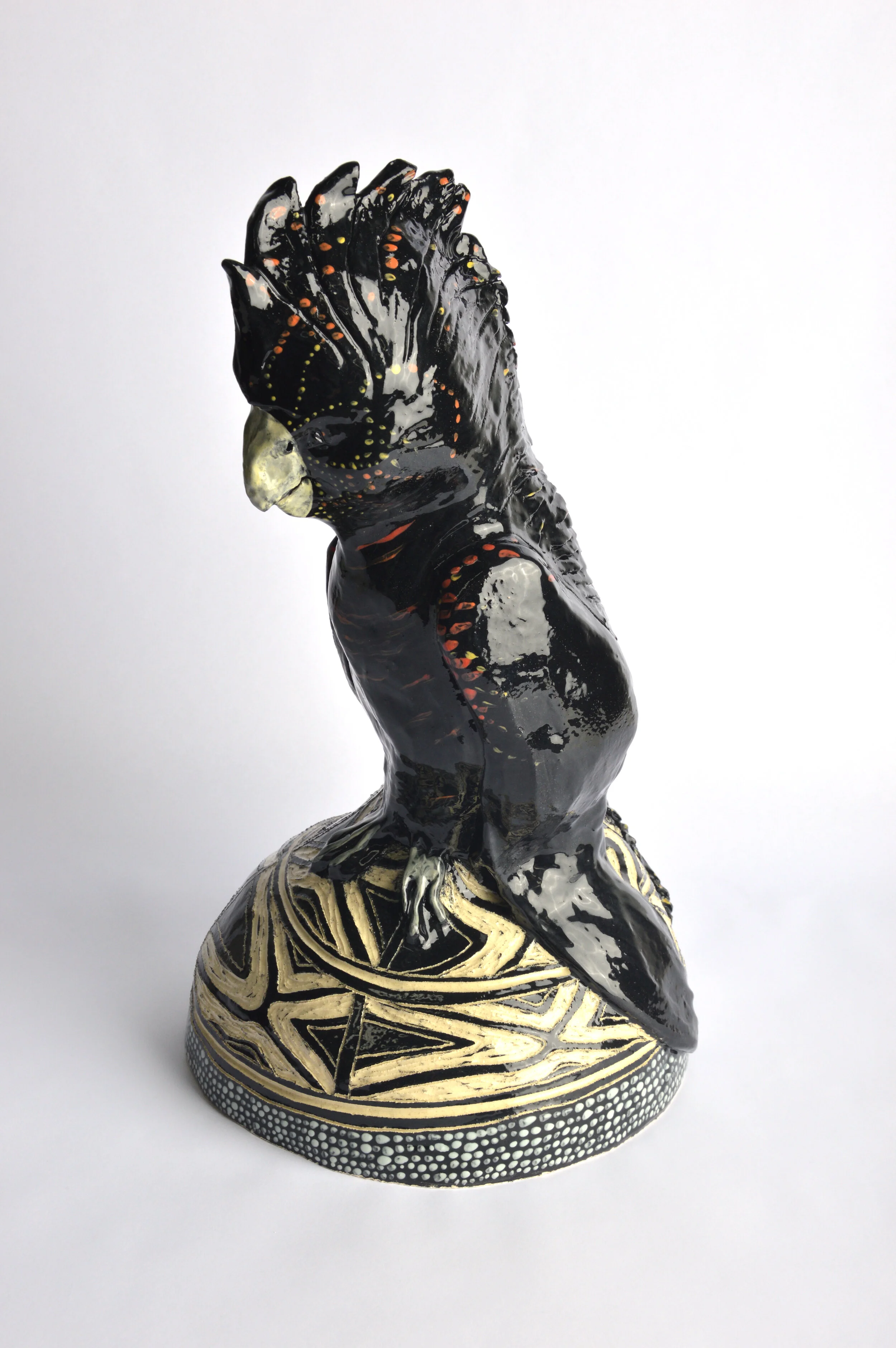 Penny Evans, Biliirr – Red Tailed Black Cockatoo, 2019. Photo: Courtesy of Penny Evans.