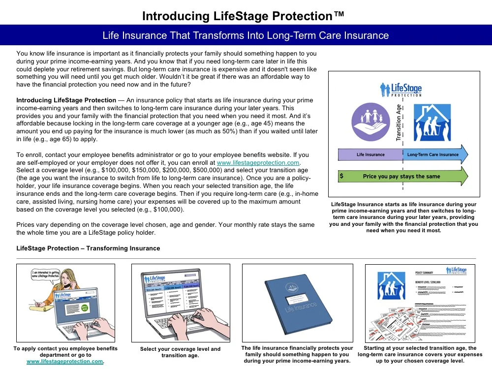 One-page description for LifeStage Protection concept
