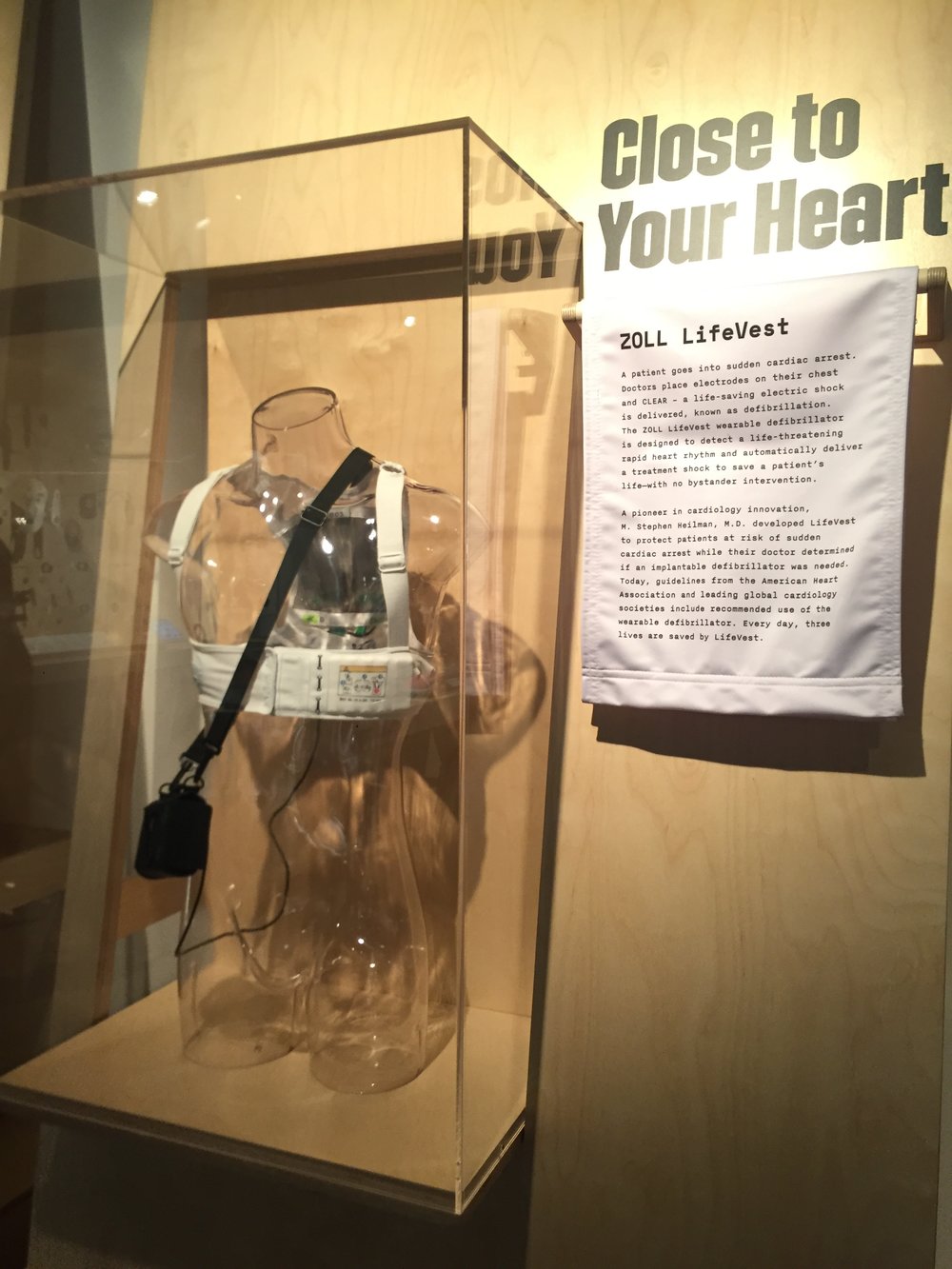  A wearable defibrillator that’s currently saving lives, developed by Dr. M. Stephen Heilman. 