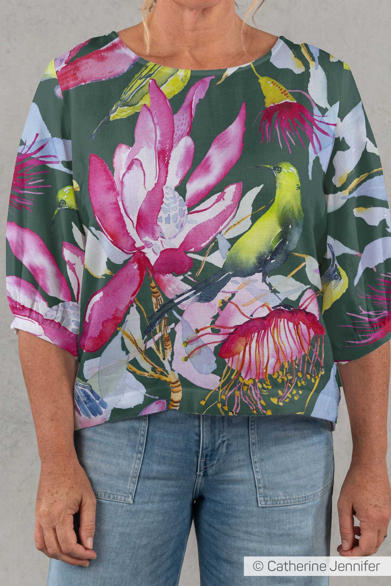 2x3-Puff-Sleeve-Top-WATERCOL-GREEN-BIRDS-001.jpg