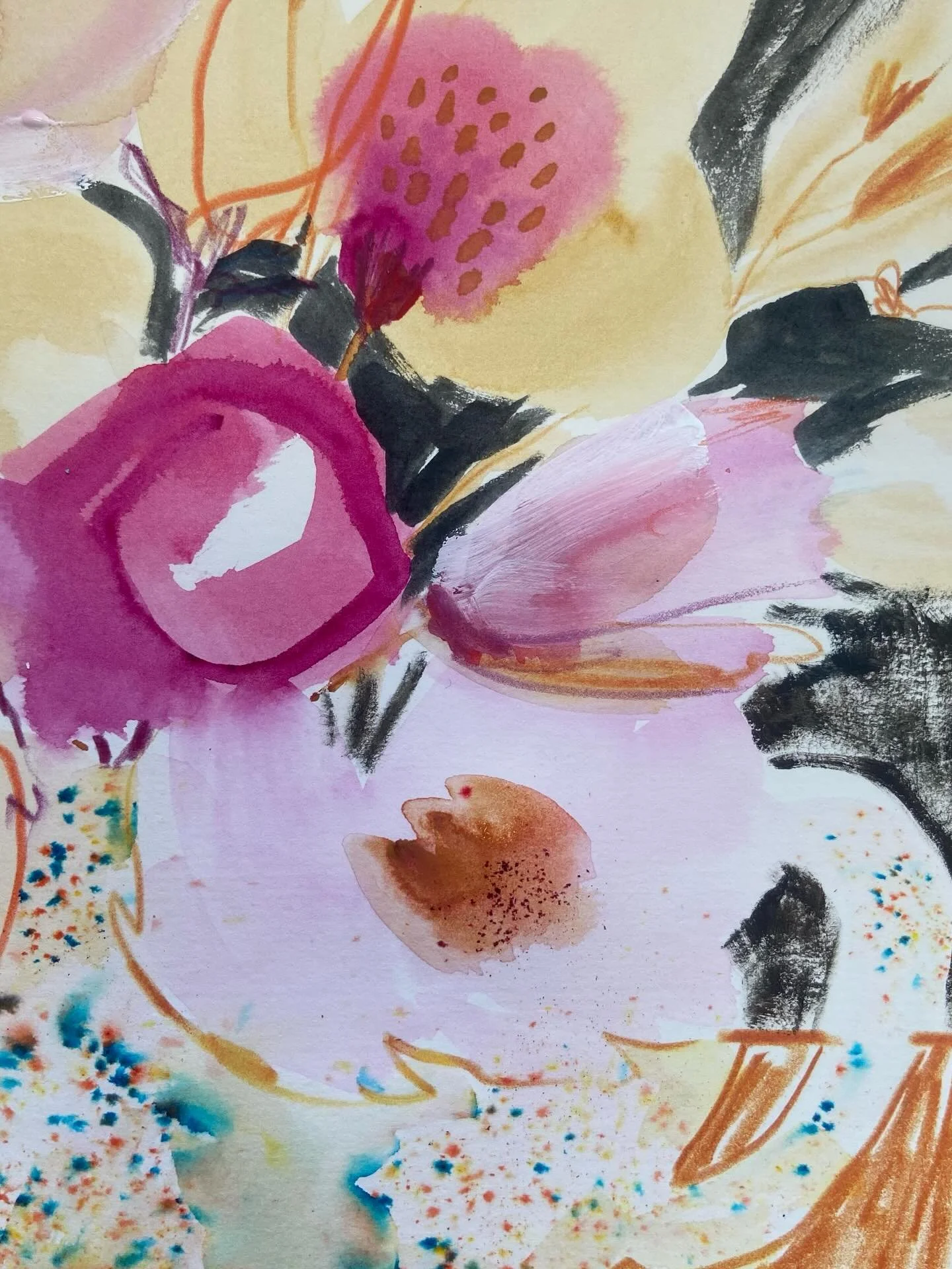 25 minutes to play

#personalwork #breathingtime #playfulart #joyfulart #watercolorlove