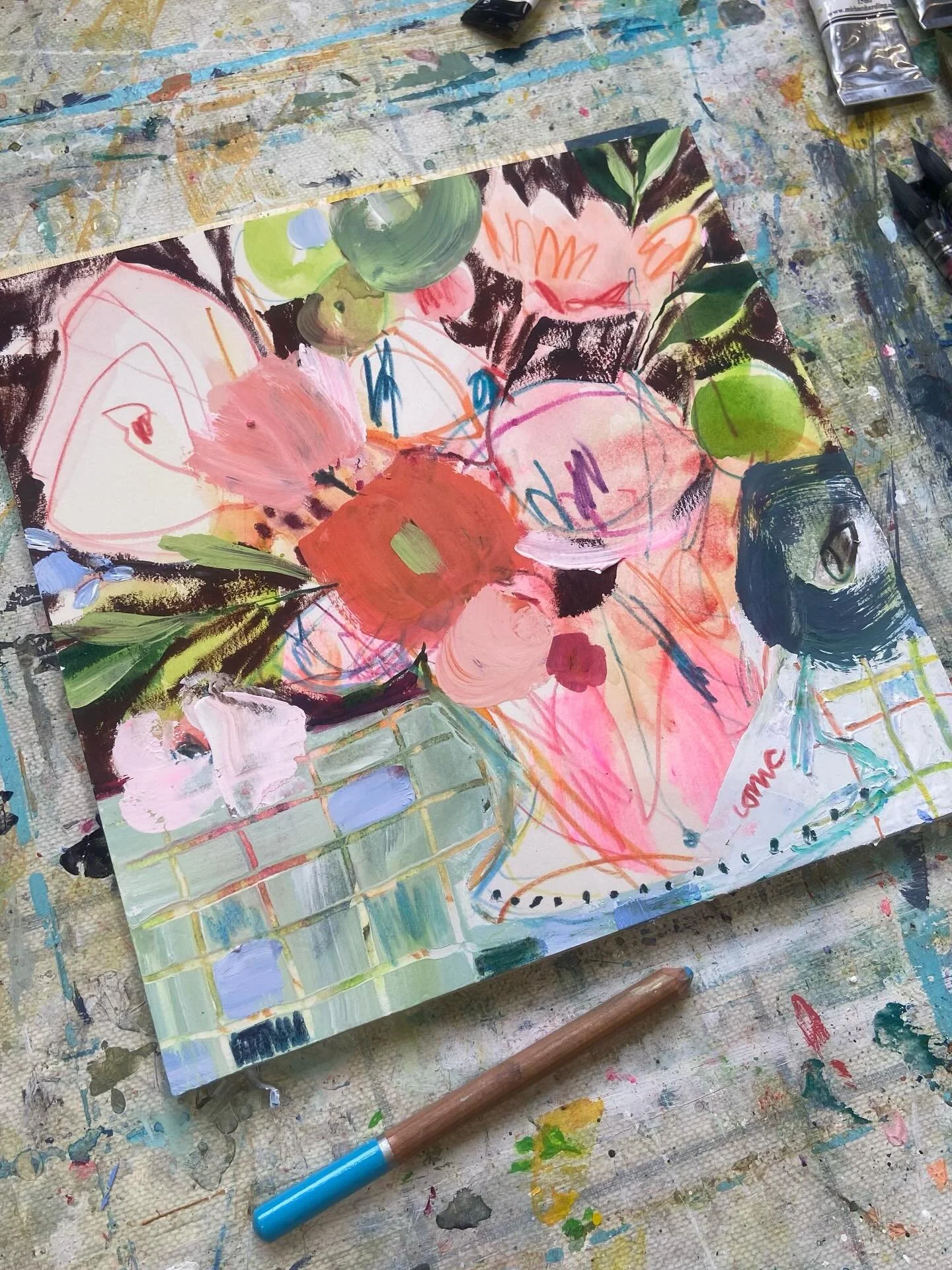 Them finding the final balancing marks
And stopping.

#artistsgottaart #needtopaint #andbreathe #nowontootherwork