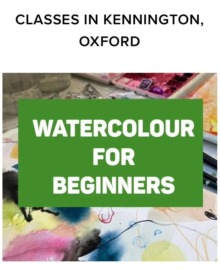 There are currently 4 spaces available in my Watercolour for Beginners class which takes place on Monday mornings in Kennington. If you&rsquo;re interested in learning watercolour, get in touch! More info here: 
https://www.catherinejennifer.com/wate