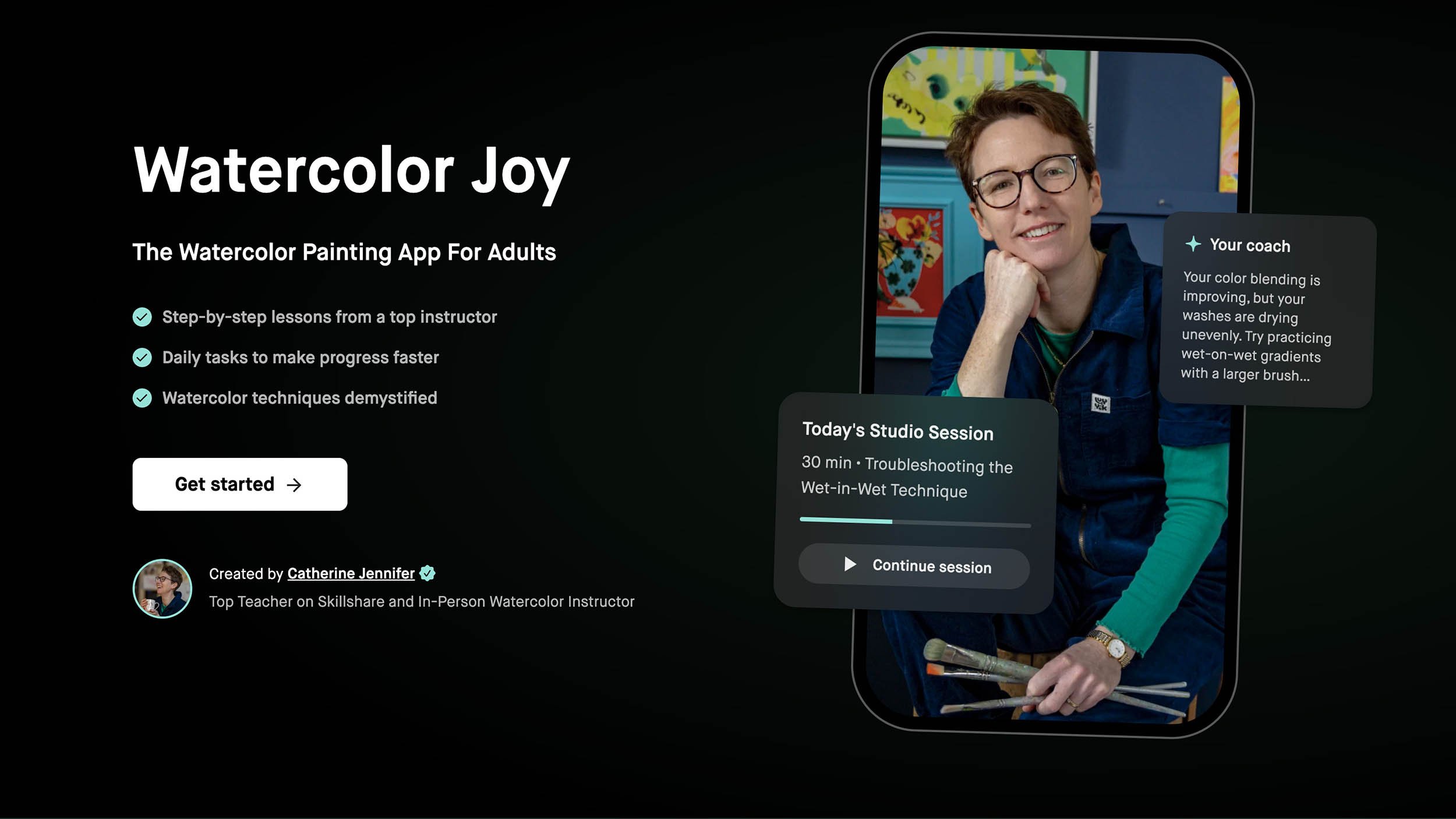 Watercolor Joy - The Watercolor Painting App for Adults