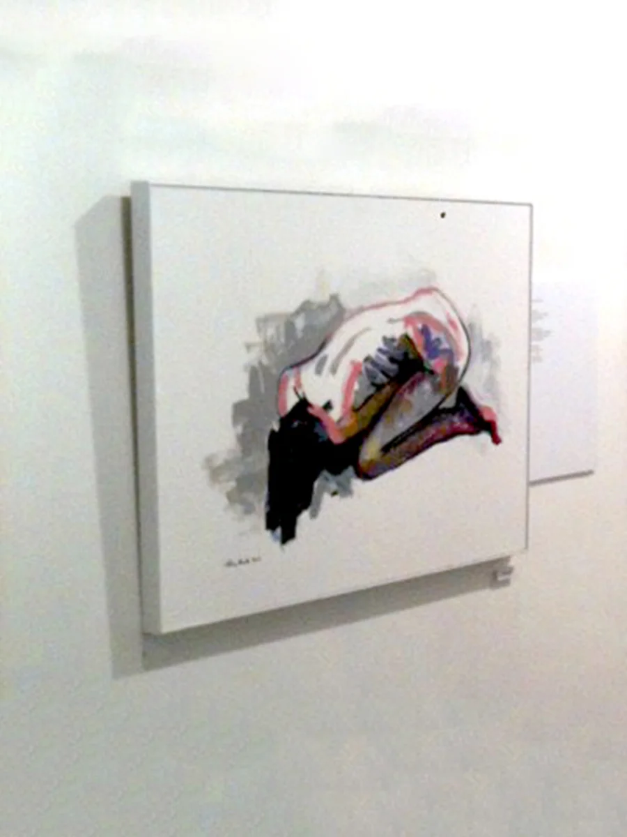 © Tony Heath, Wake Up Alone Acrylic on board 24 x 18 inches 2011